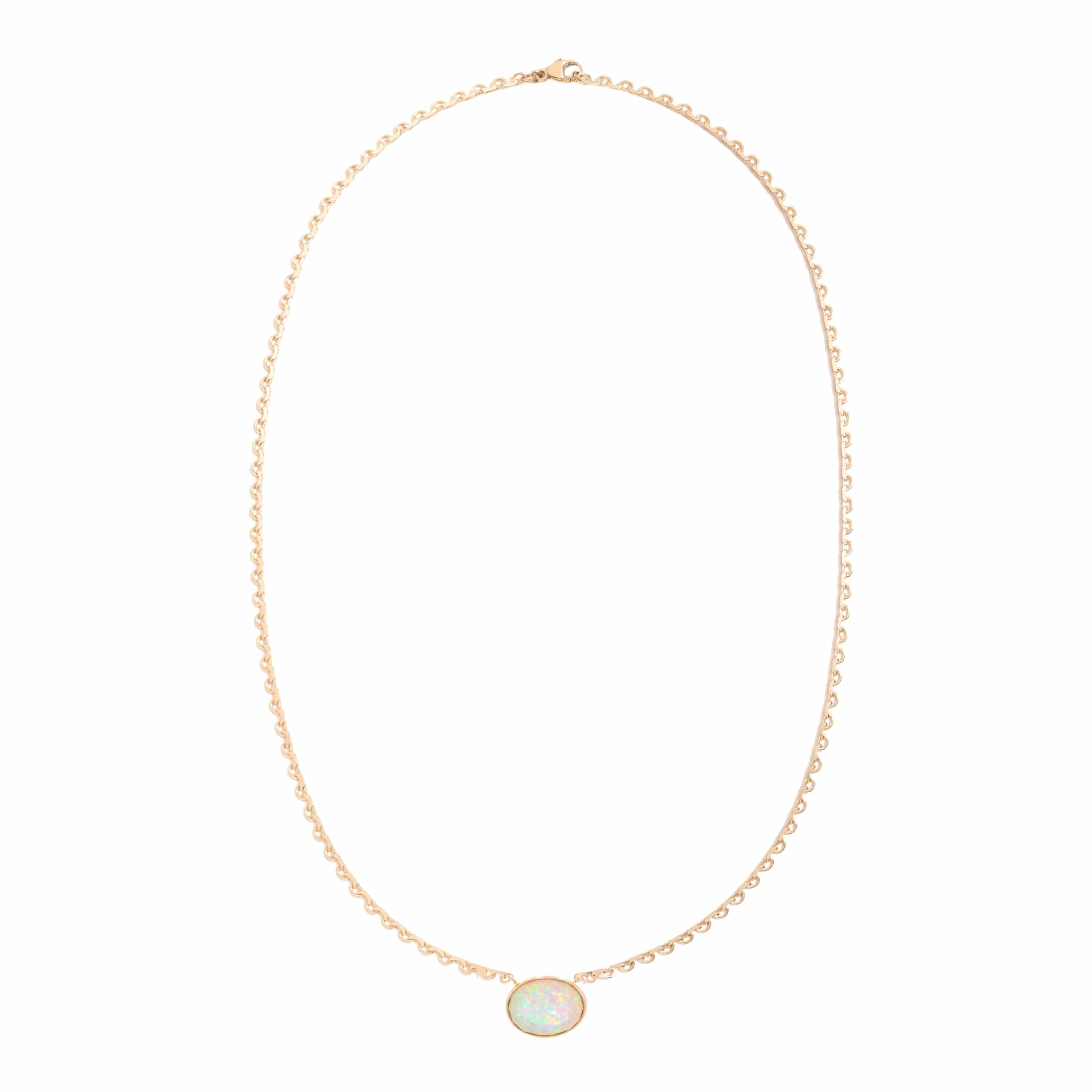 Mined + Found Pendants 4.20ct opal lace necklace