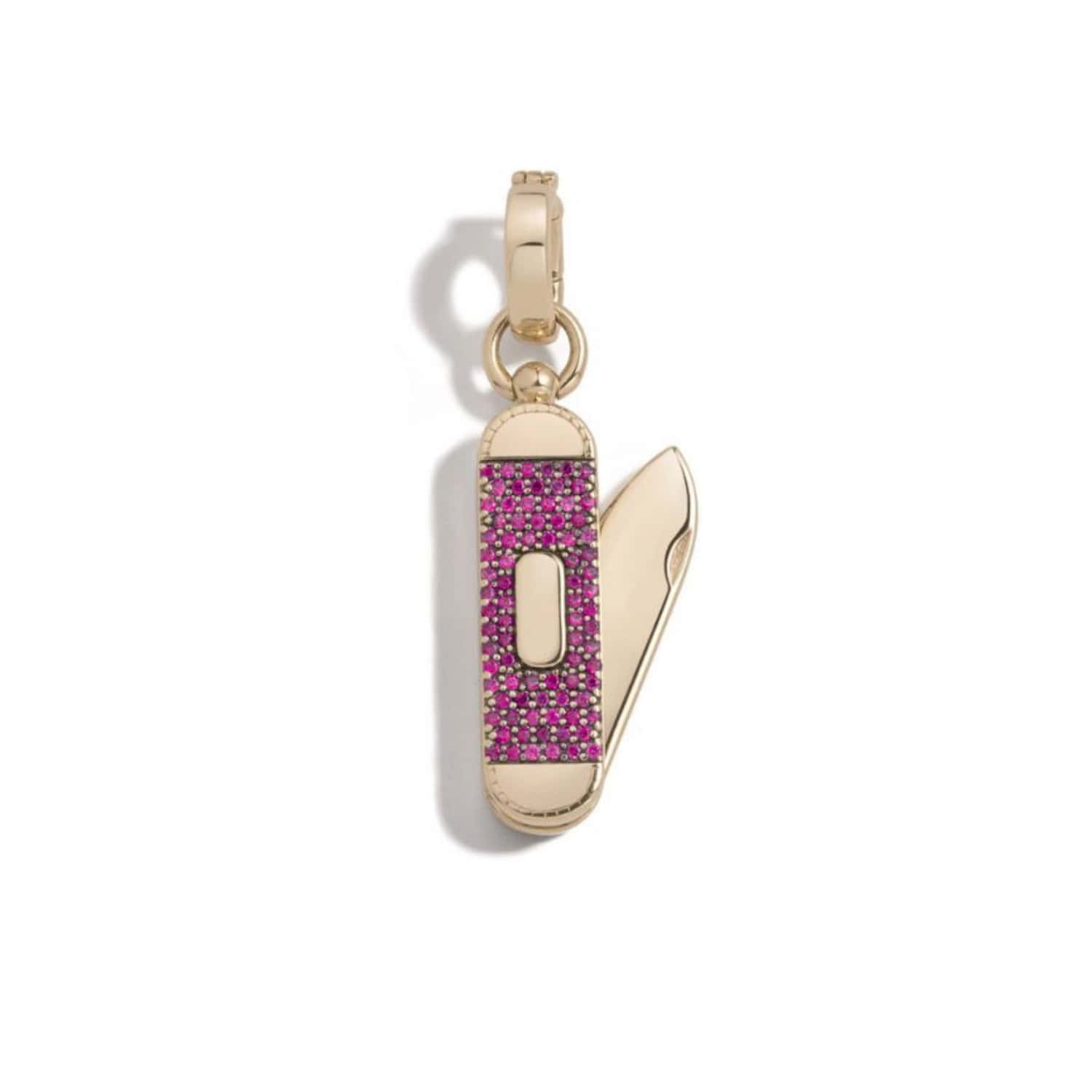 Mined + Found Pendants balance, pink sapphire