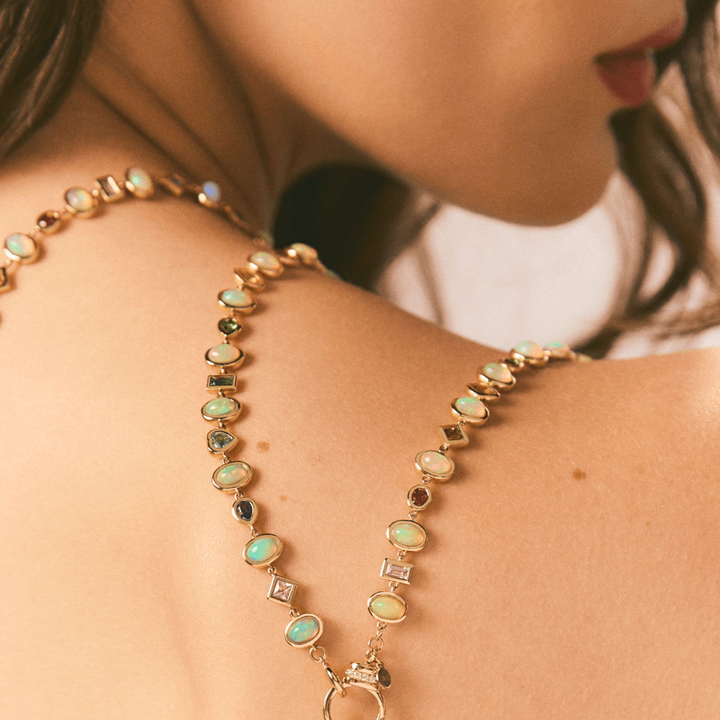 Mined + Found Necklaces confetti necklace