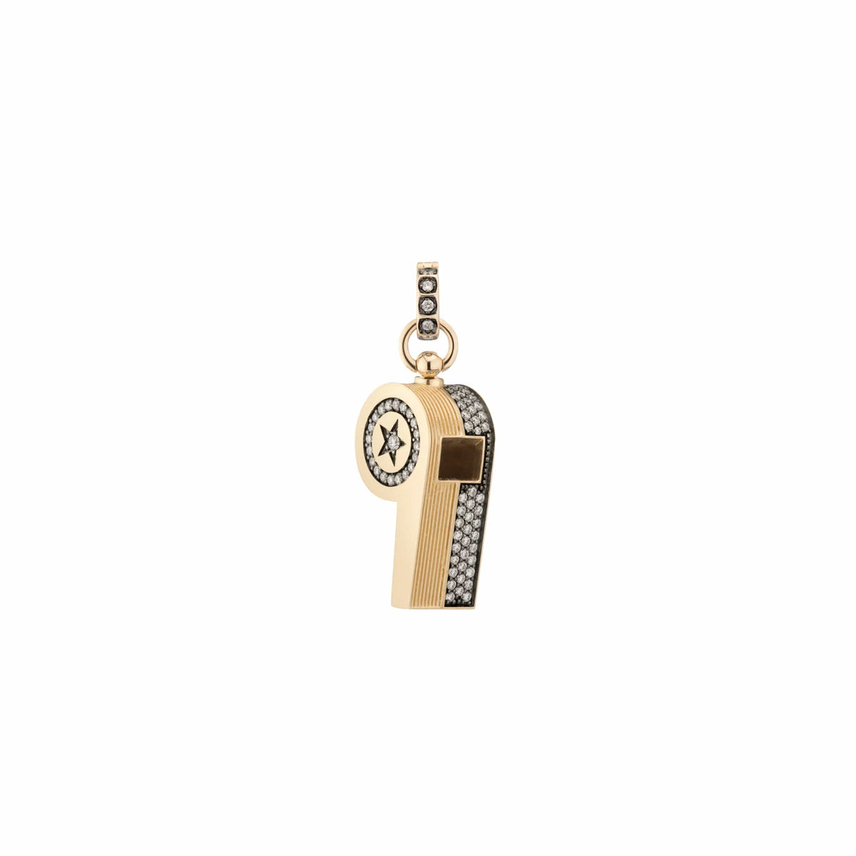 Mined + Found Pendants continuum whistle pendant, diamond