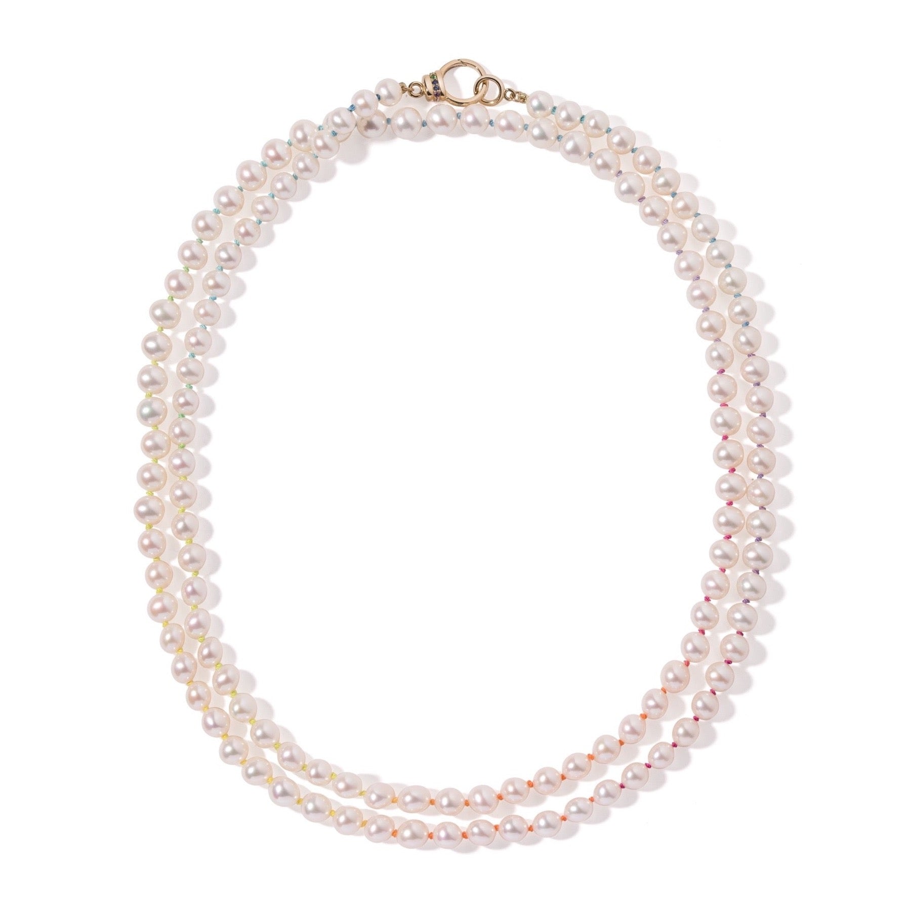 Mined & Found Necklaces freshwater rope necklace