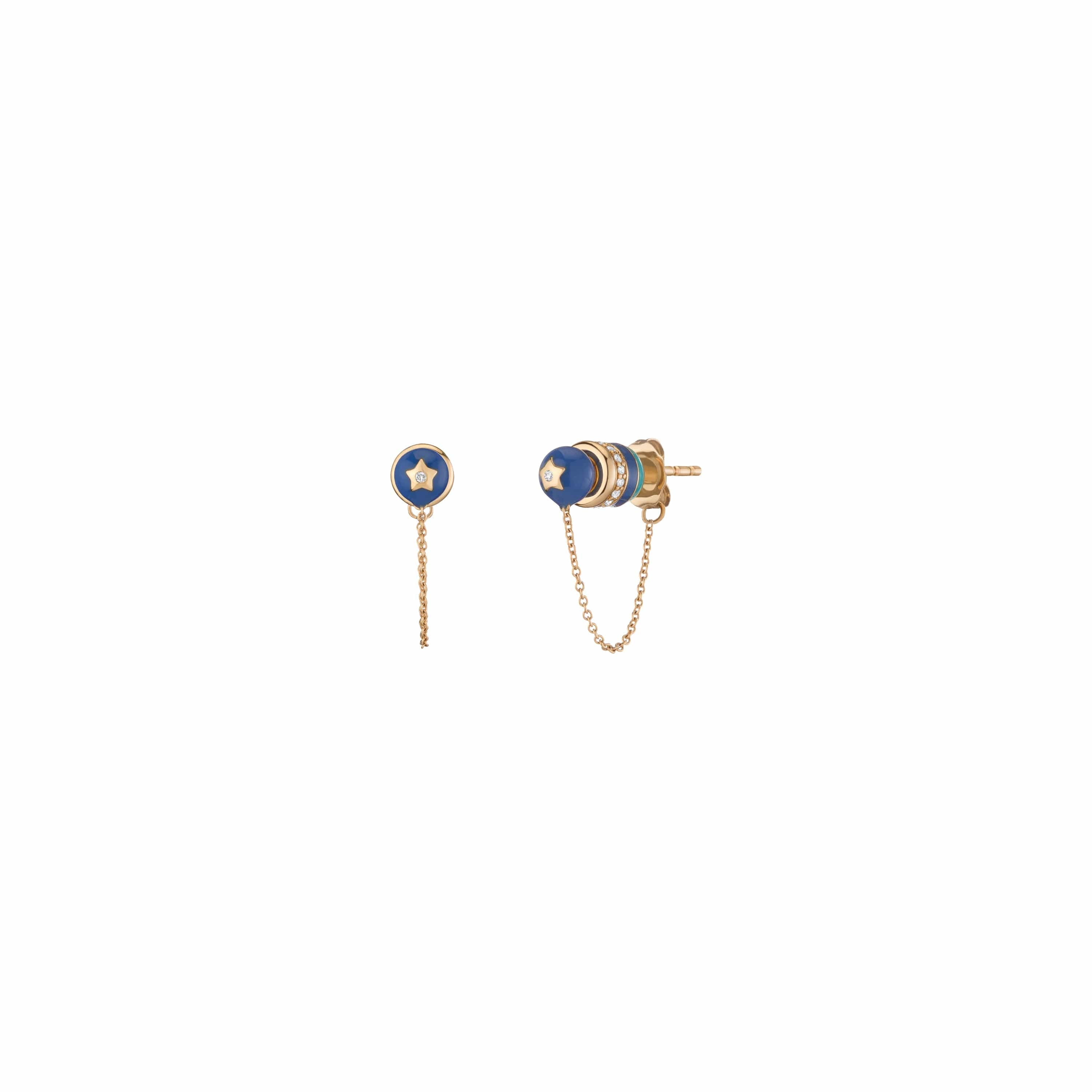 Mined + Found Earrings kendama magnetic game earrings
