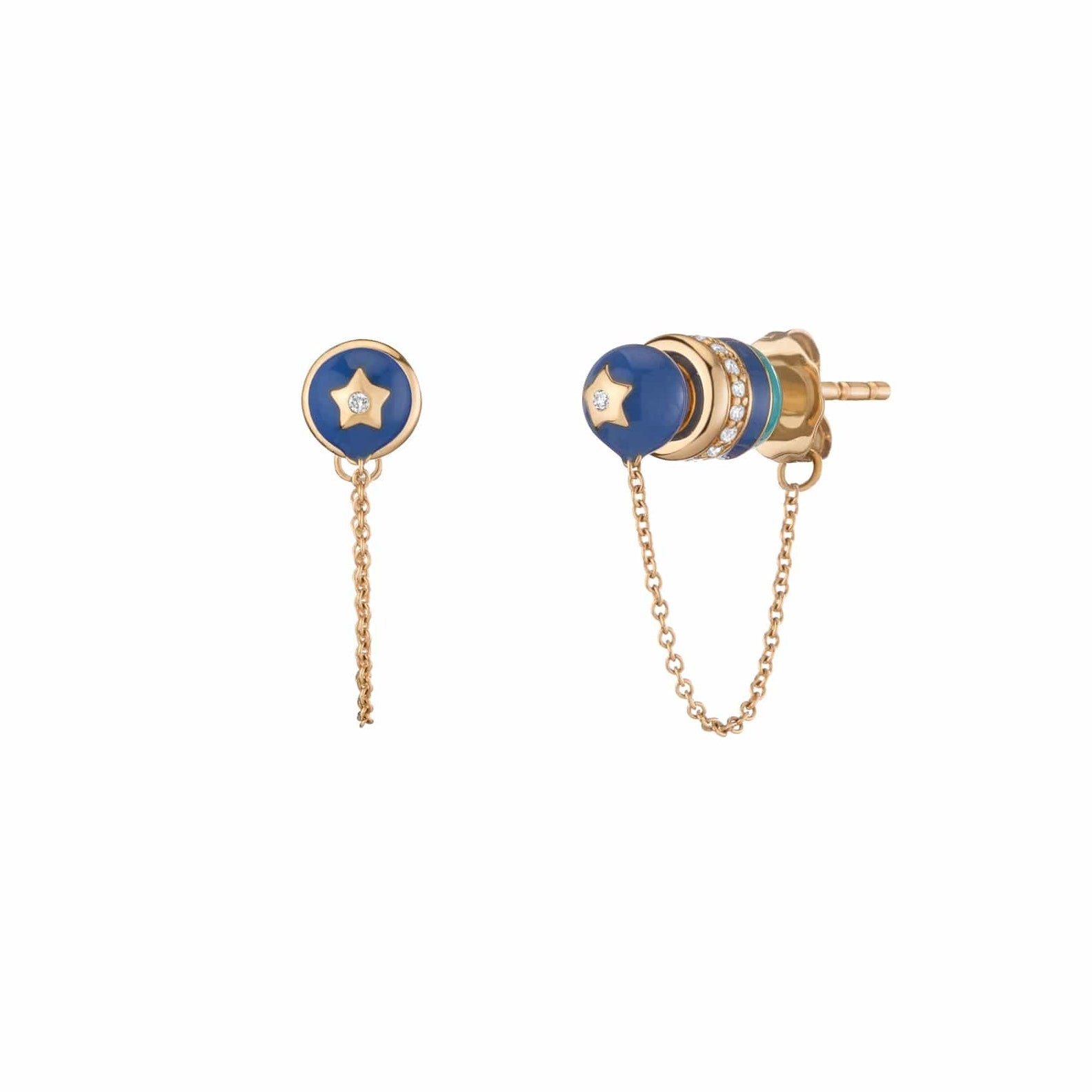 Mined + Found Earrings kendama magnetic game earrings