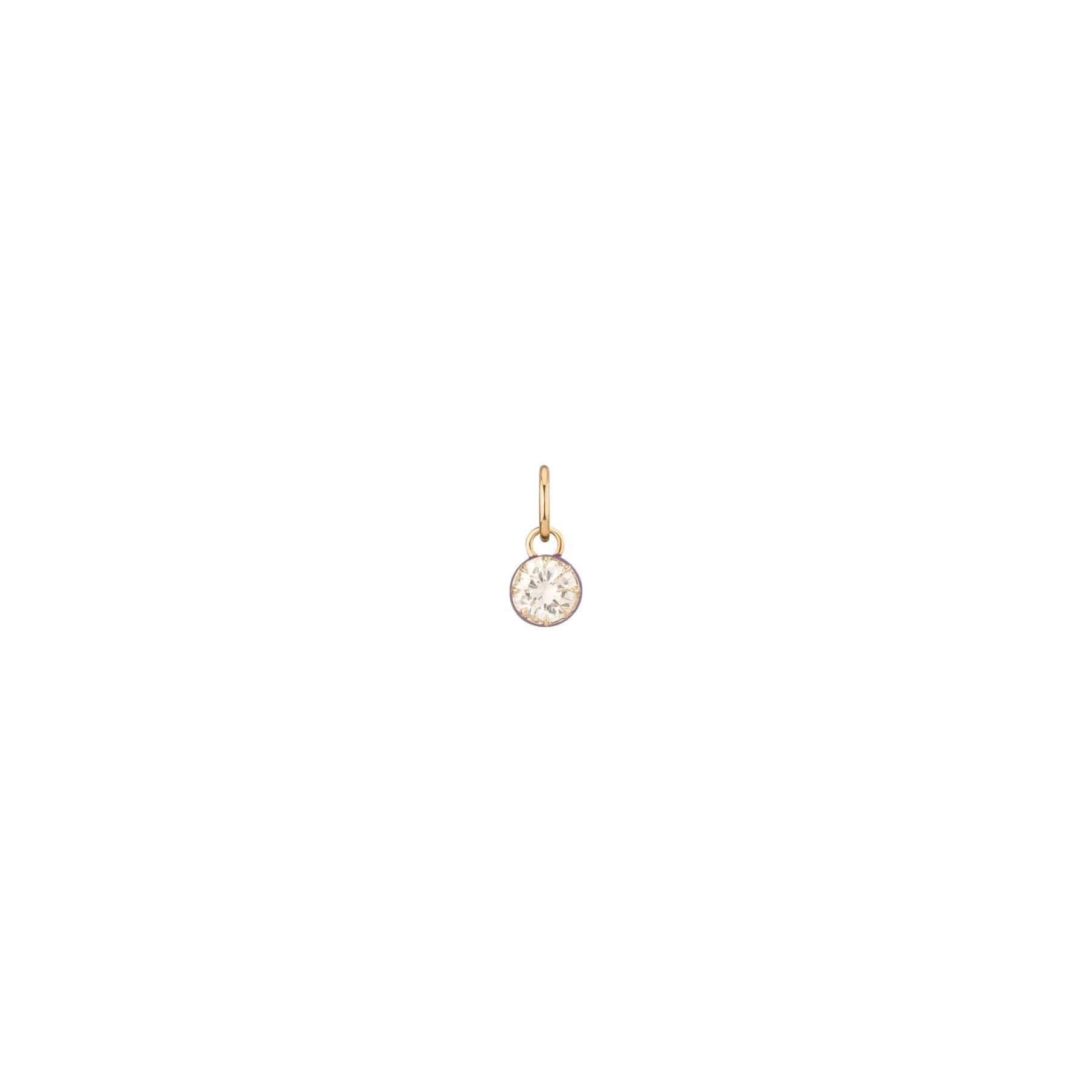 Mined + Found Pendants nova diamond solitaire