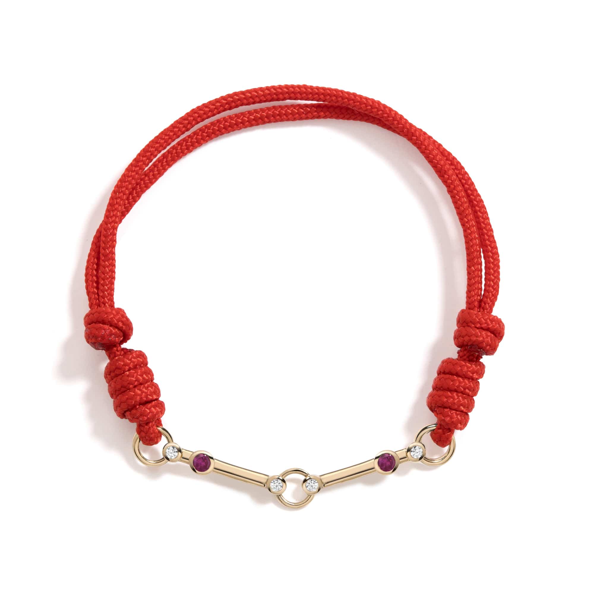 Mined + Found Bracelets sequence I bracelet, pink sapphire