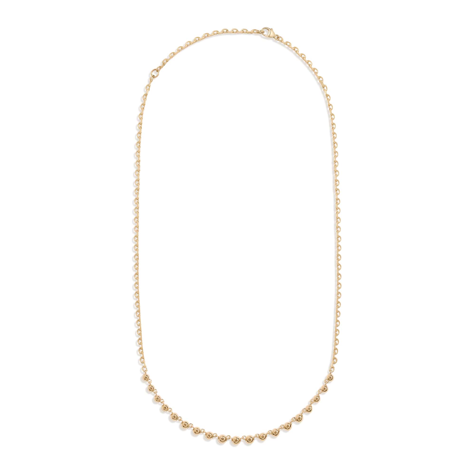 Mined + Found Necklaces string of lights necklace, 19 stone