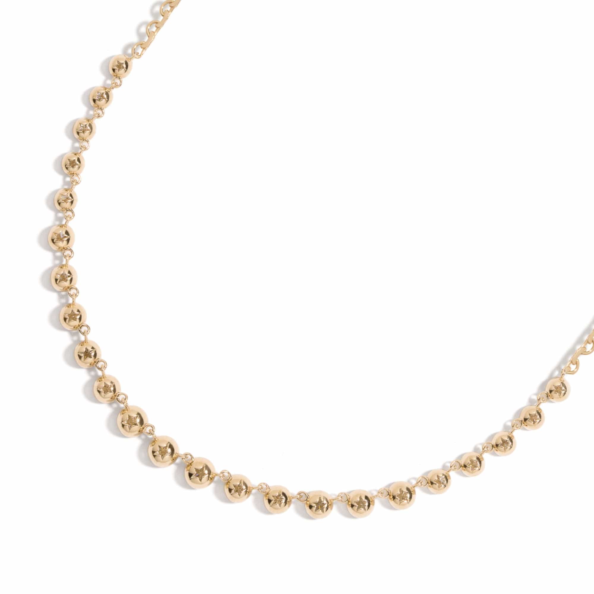 Mined + Found Necklaces string of lights necklace, 23 stone