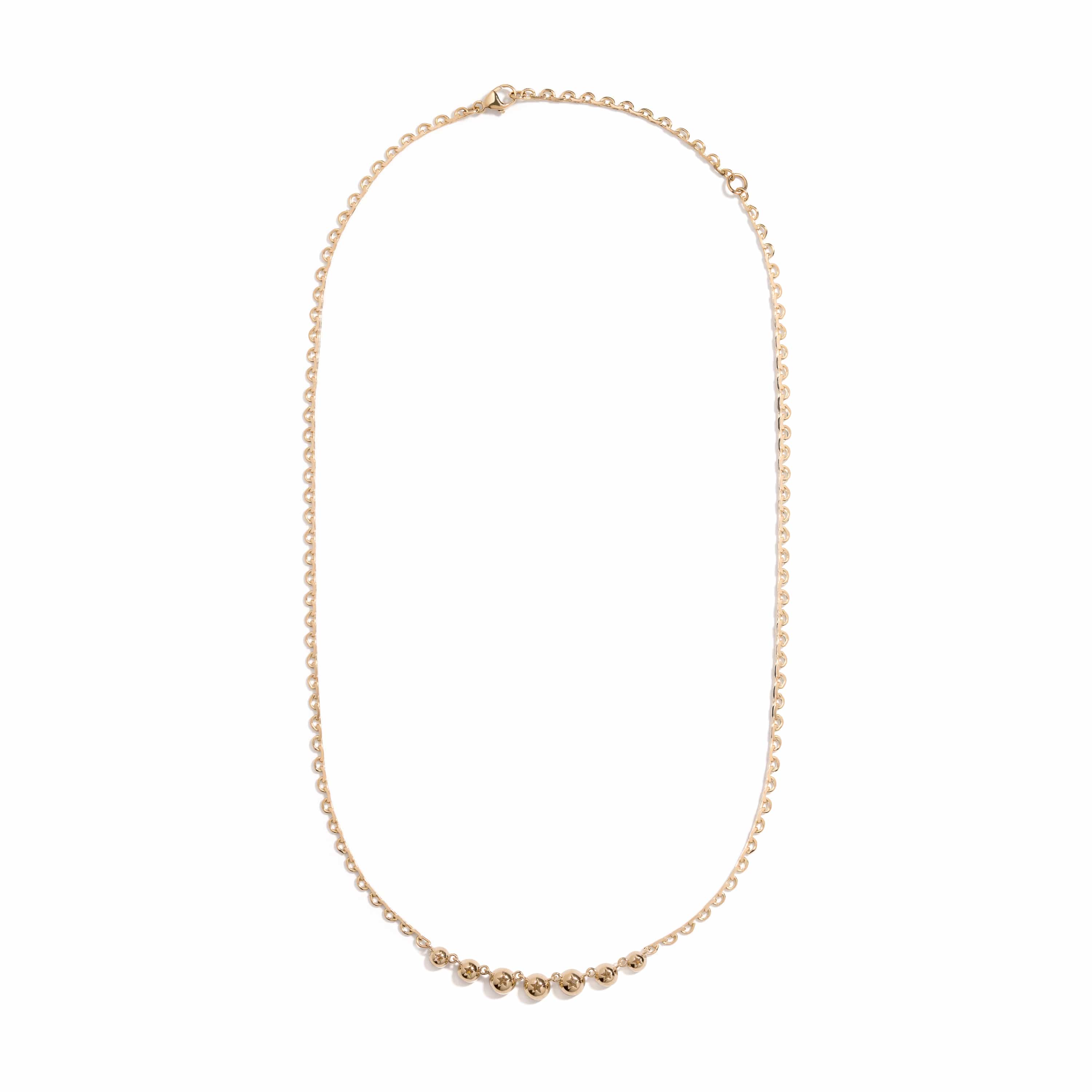 Mined + Found Necklaces string of lights necklace, 7 stone
