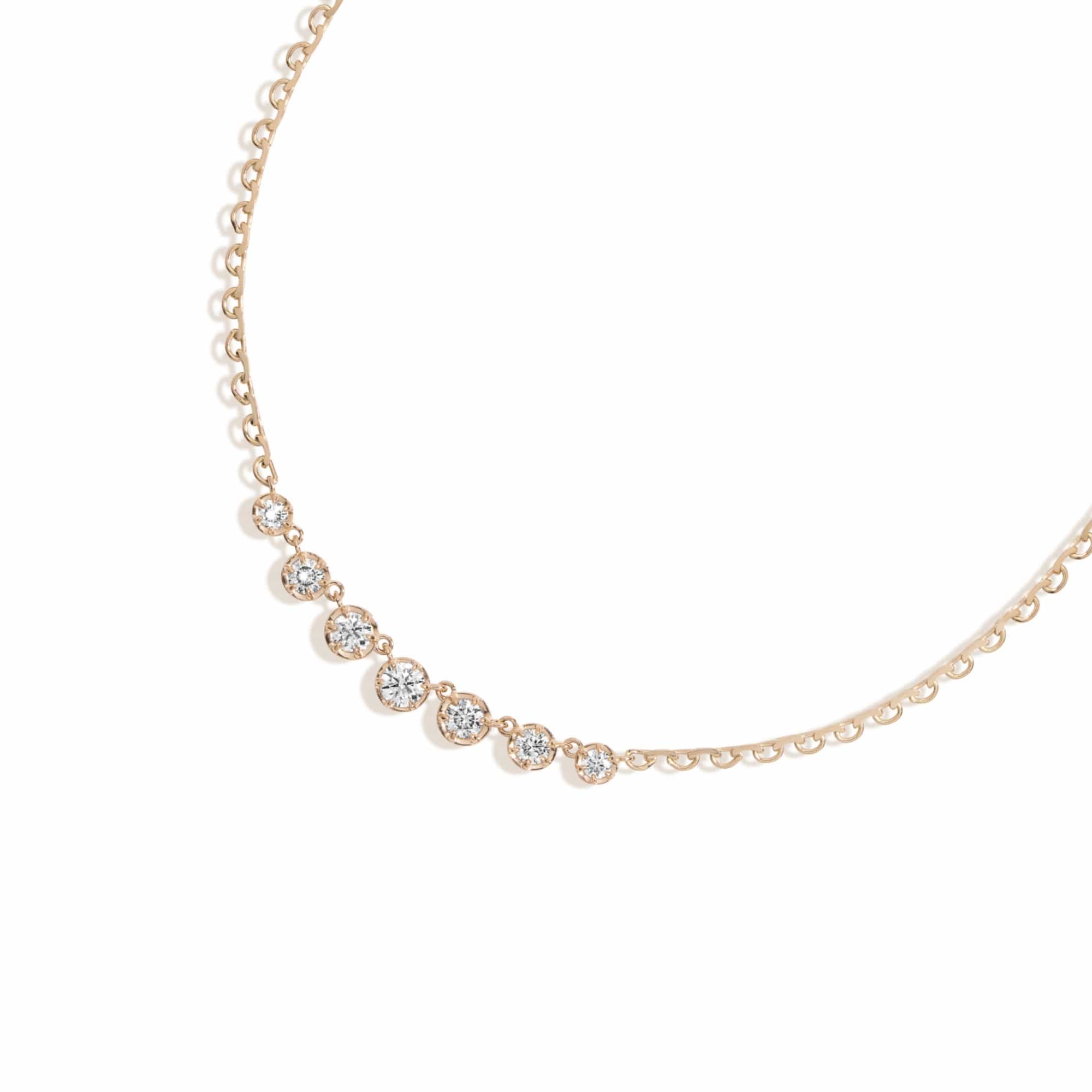 Mined + Found Necklaces string of lights necklace, 7 stone