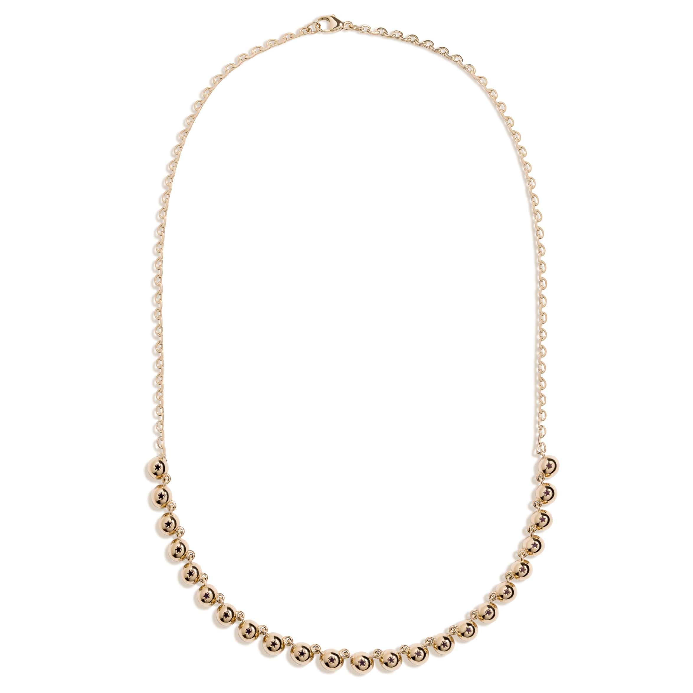 Mined + Found Necklaces string of lights necklace, ombré sapphire