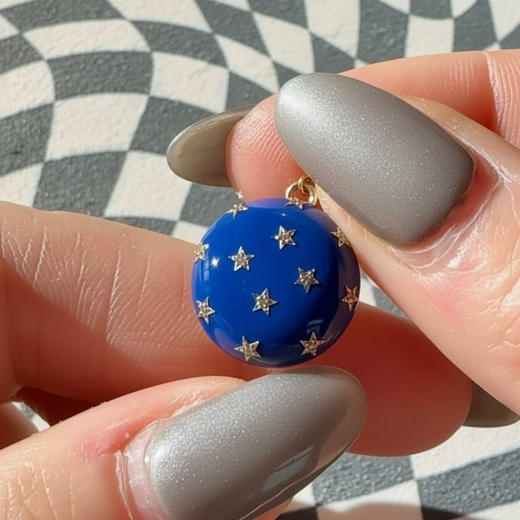 Mined + Found Pendants supernova pendant, carved moonstone