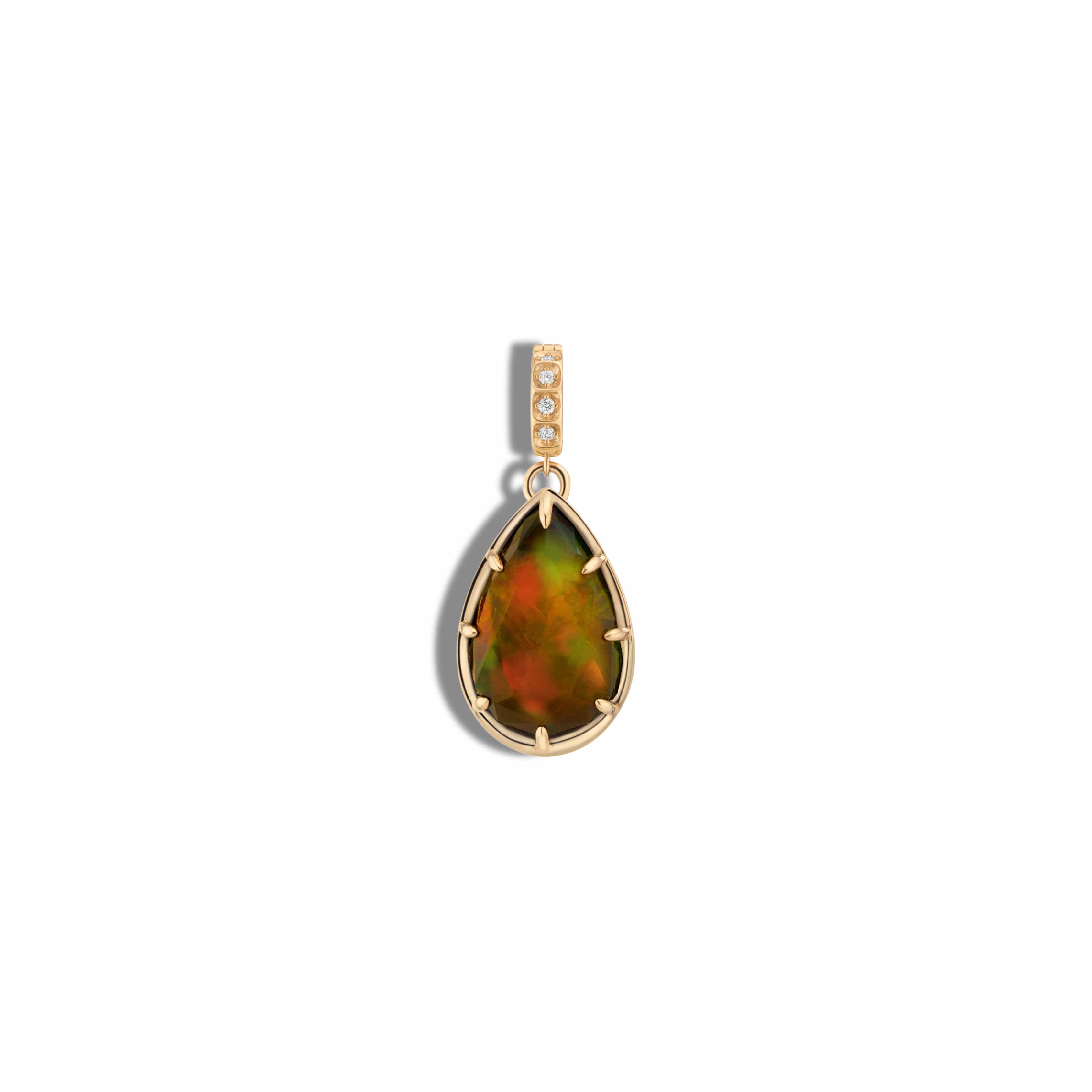 Mined + Found Pendants supernova pendant, smoky opal