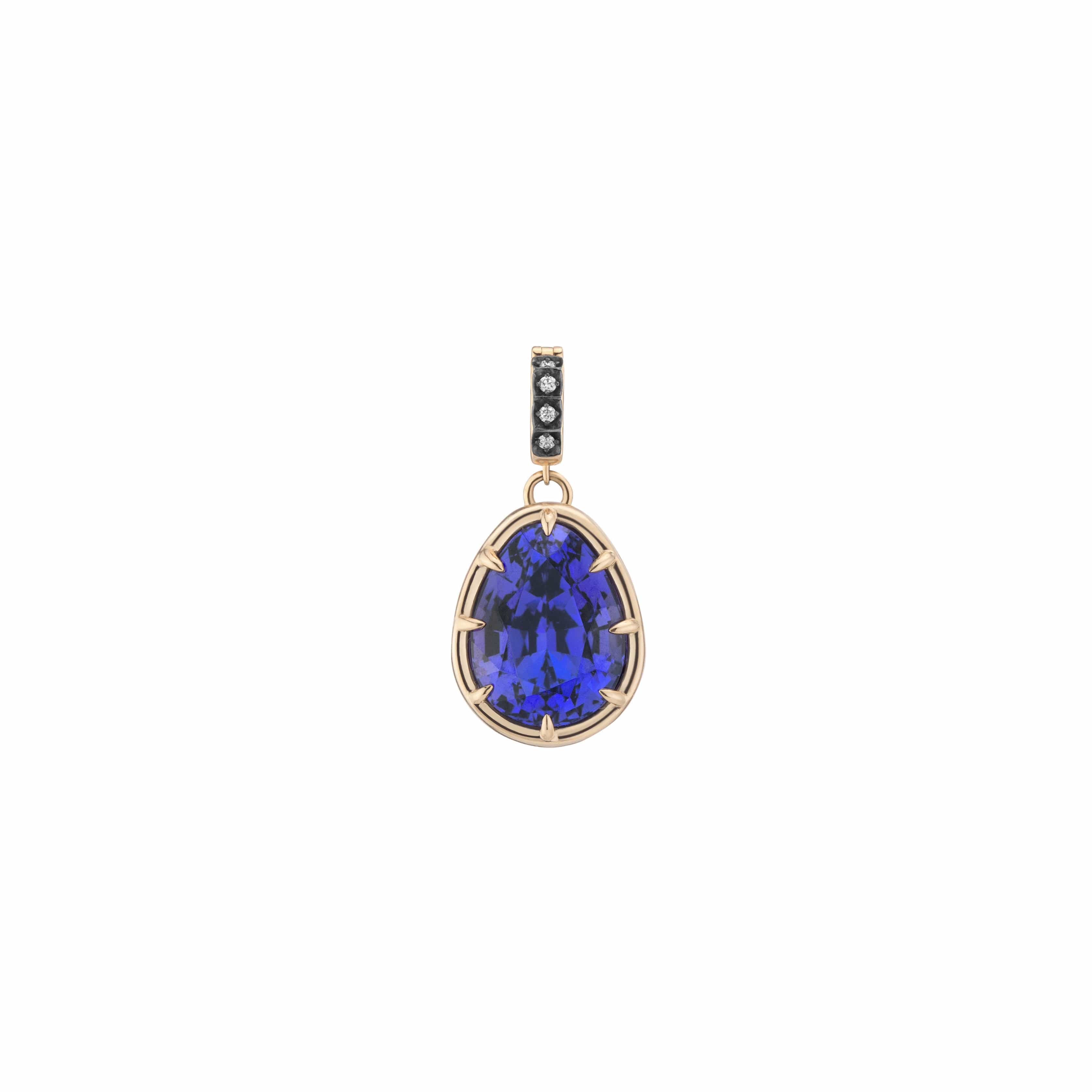 Mined + Found Pendants supernova pendant, tanzanite