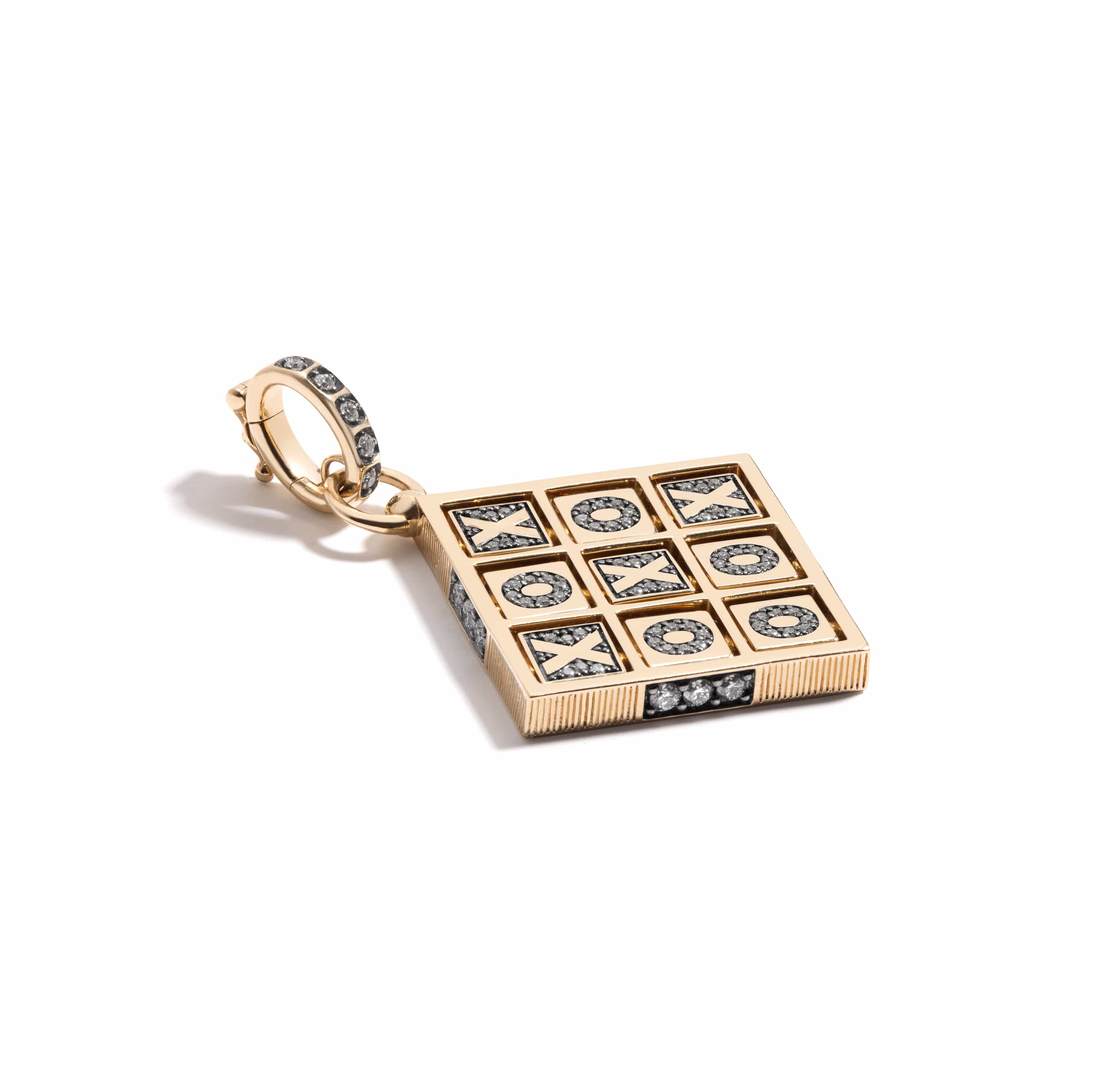 Mined + Found Pendants XOXO pendant, diamond