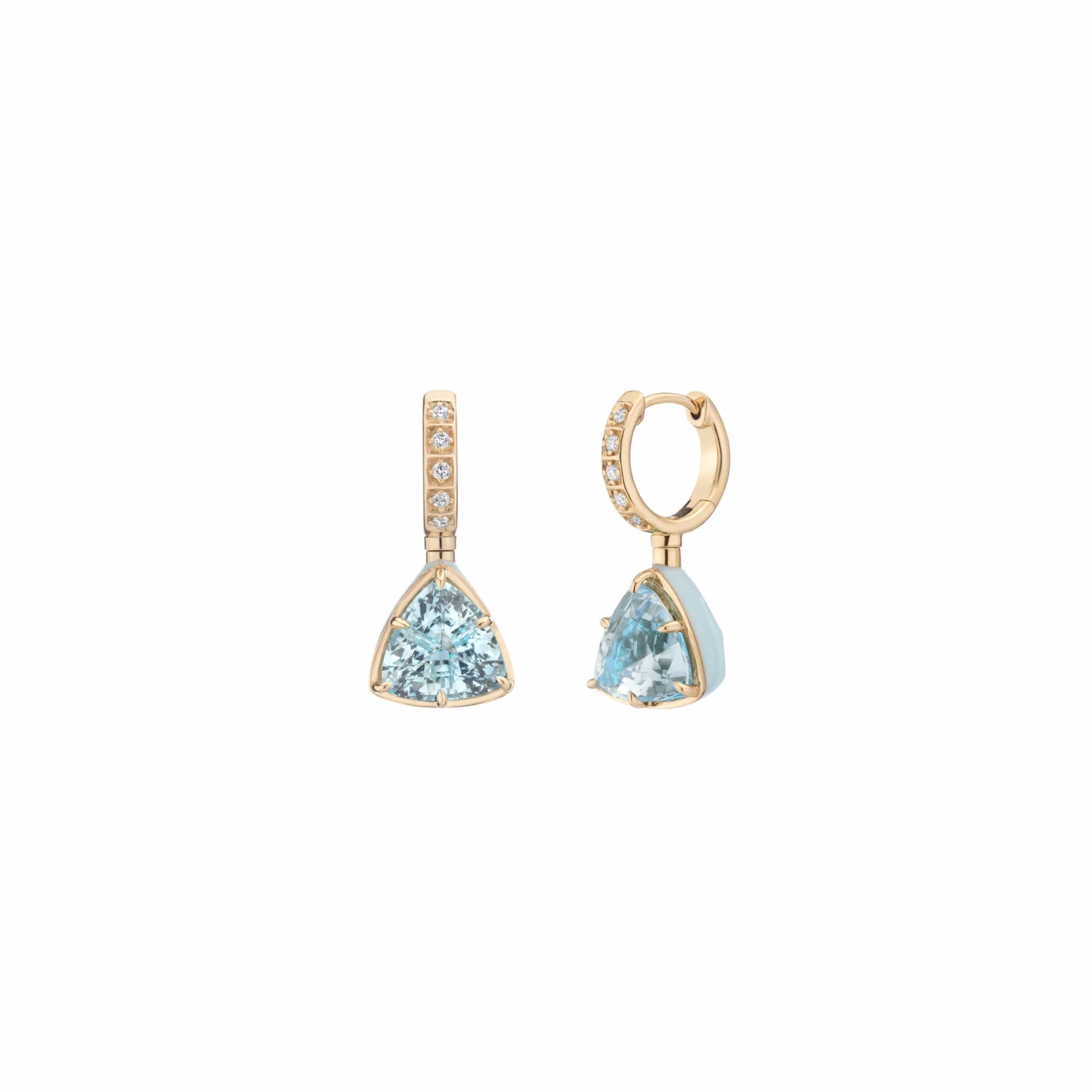 Mined + Found Earrings alter ego earrings, aquamarine + powder blue