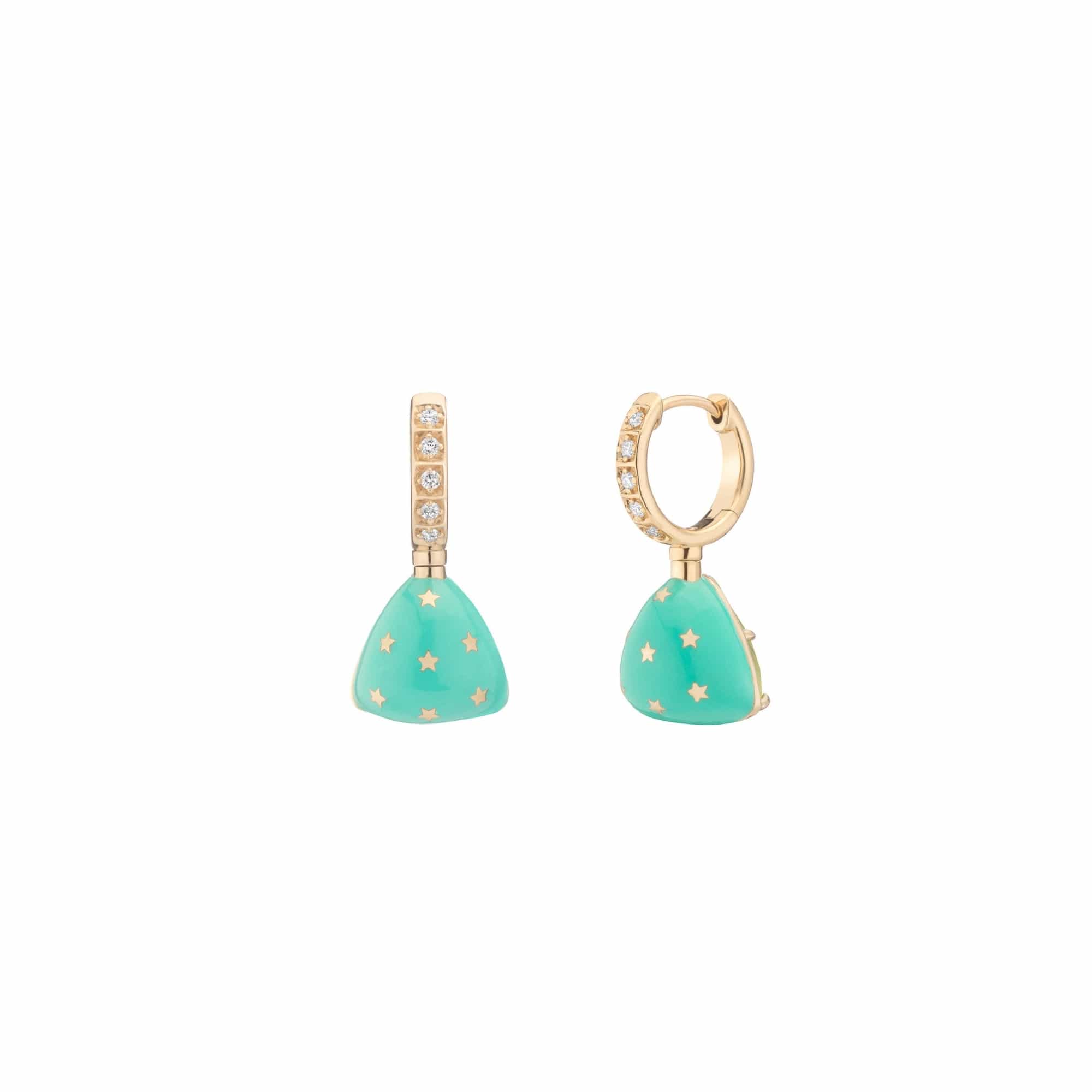 Mined + Found Earrings alter ego earrings, peridot + mint green