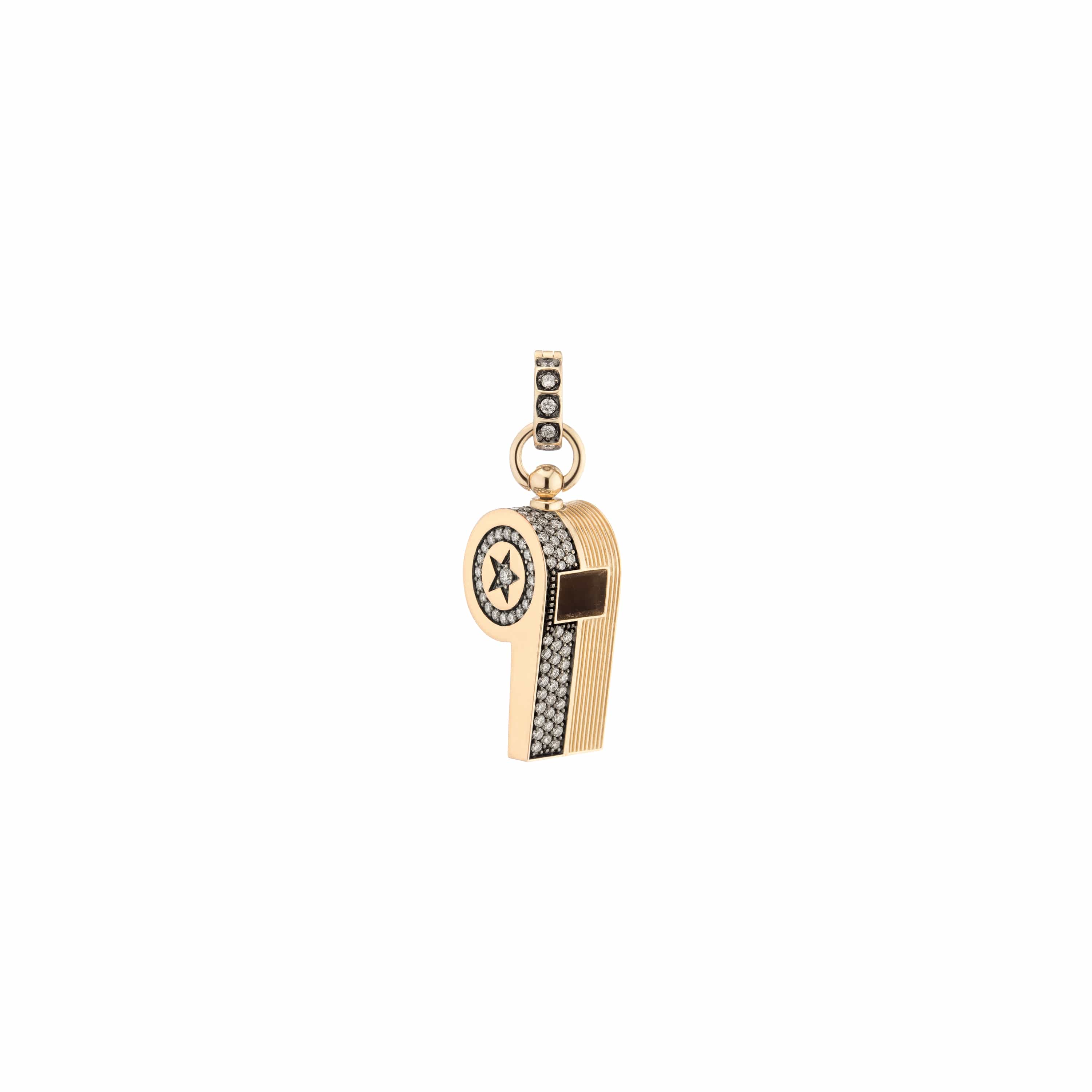 Mined + Found Pendants Continuum whistle pendant, diamond