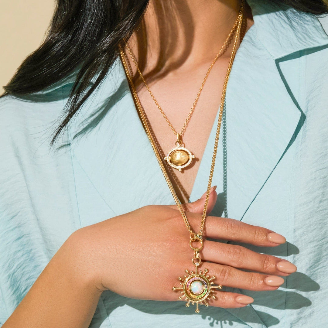 Mined + Found Necklaces eightfold chain