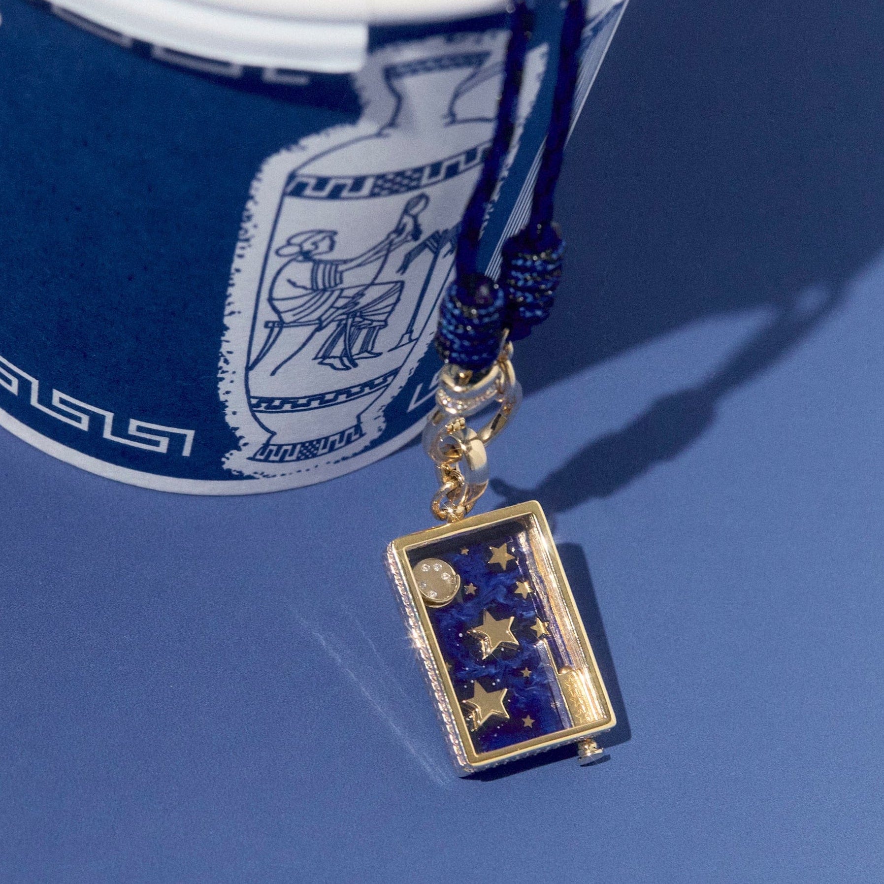 mined and found's pinball game toy pendant in gold and diamond