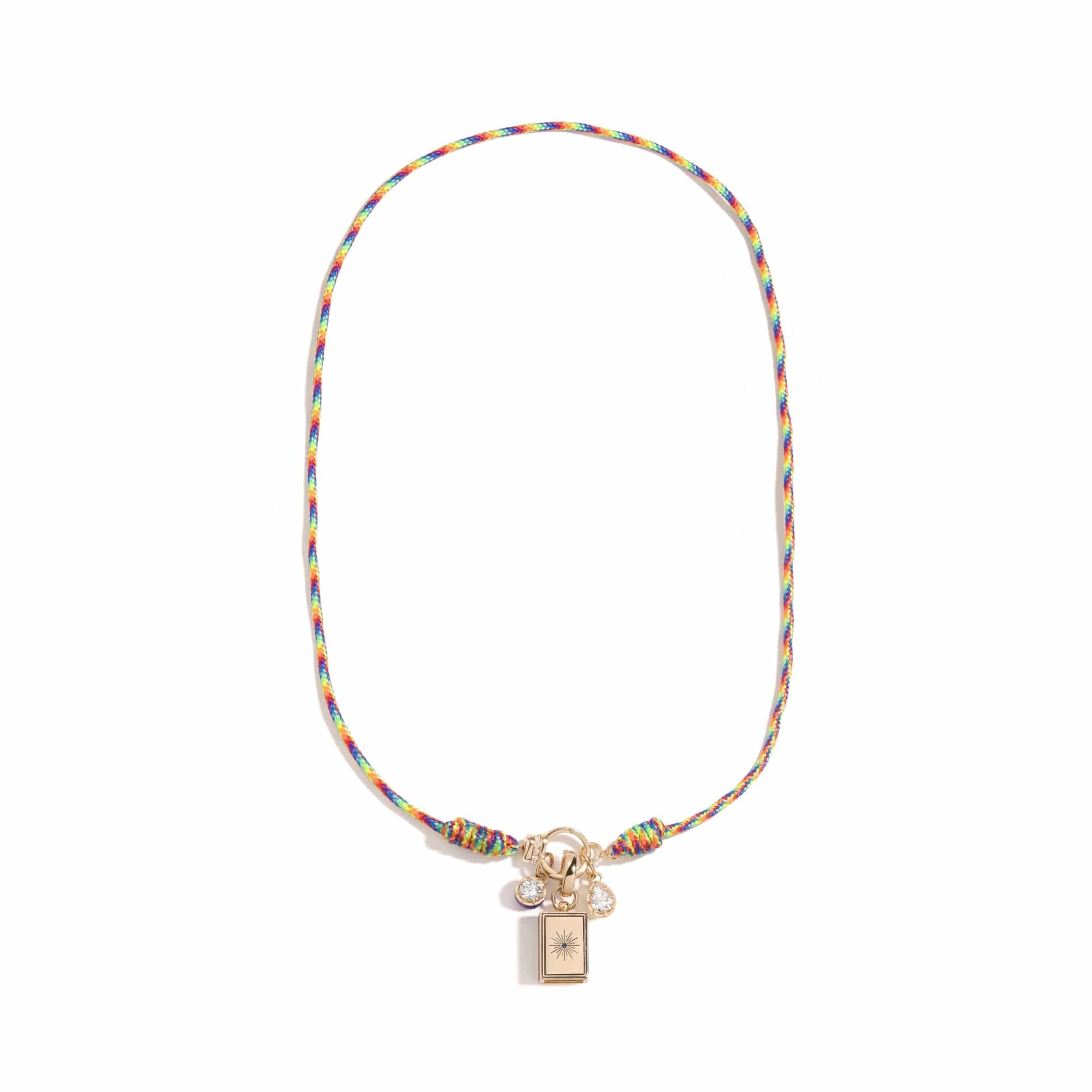 Mined + Found Necklaces Para Todos cord, rainbow