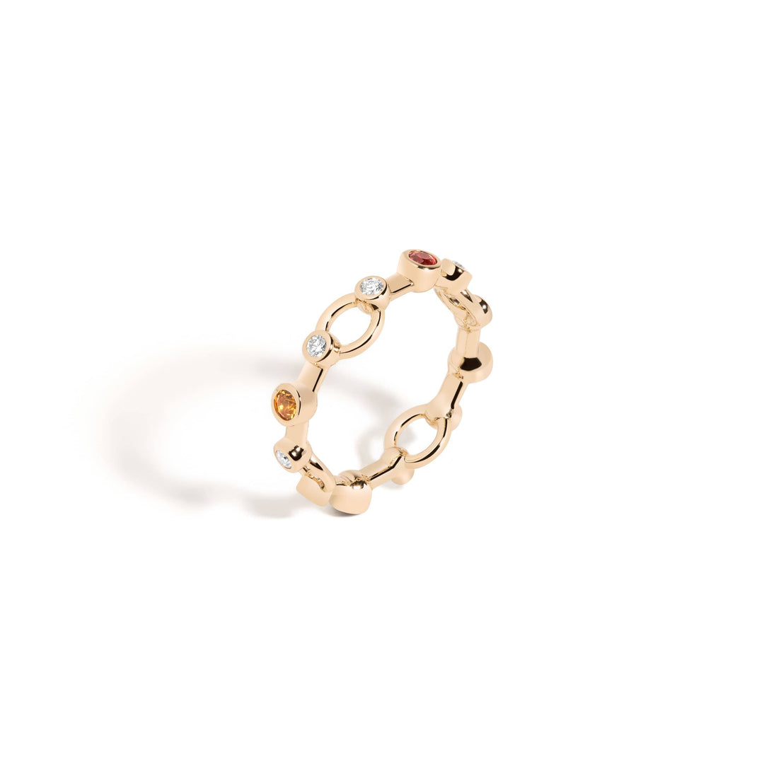 Mined + Found Rings pathway ring, warm mix