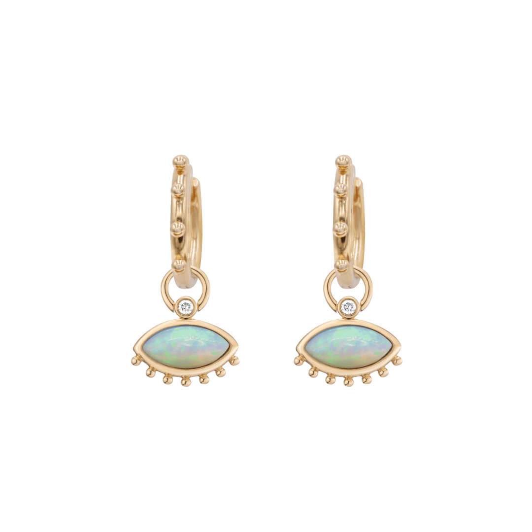 Mined + Found Earrings resting eye earrings