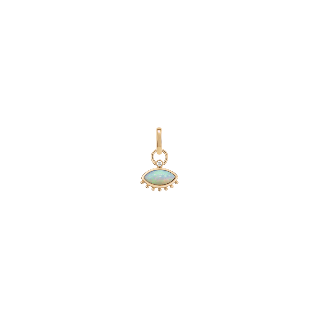 Mined + Found Pendants Pendant Only resting eye pendant