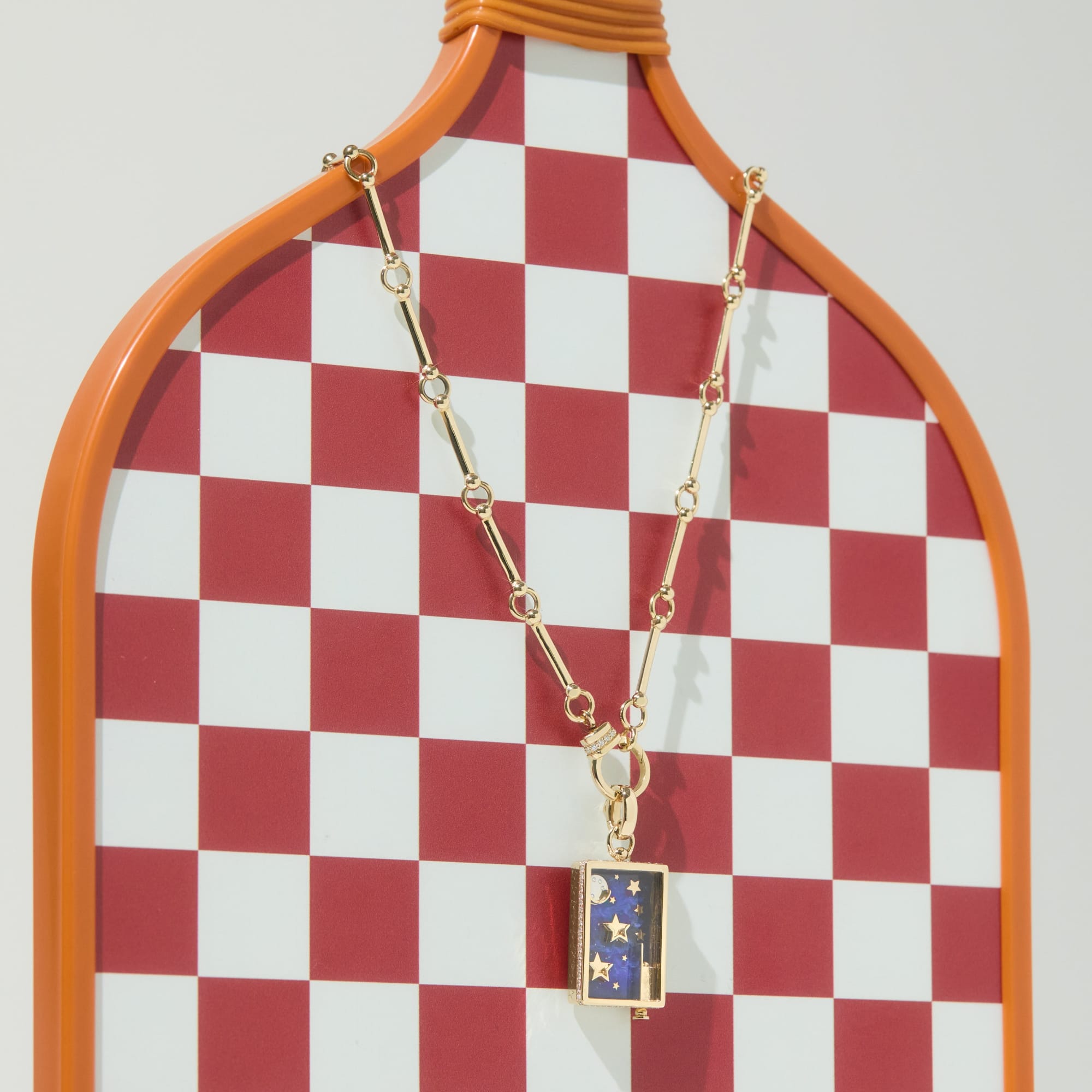 Mined + Found Pendants Ricochet pinball pendant