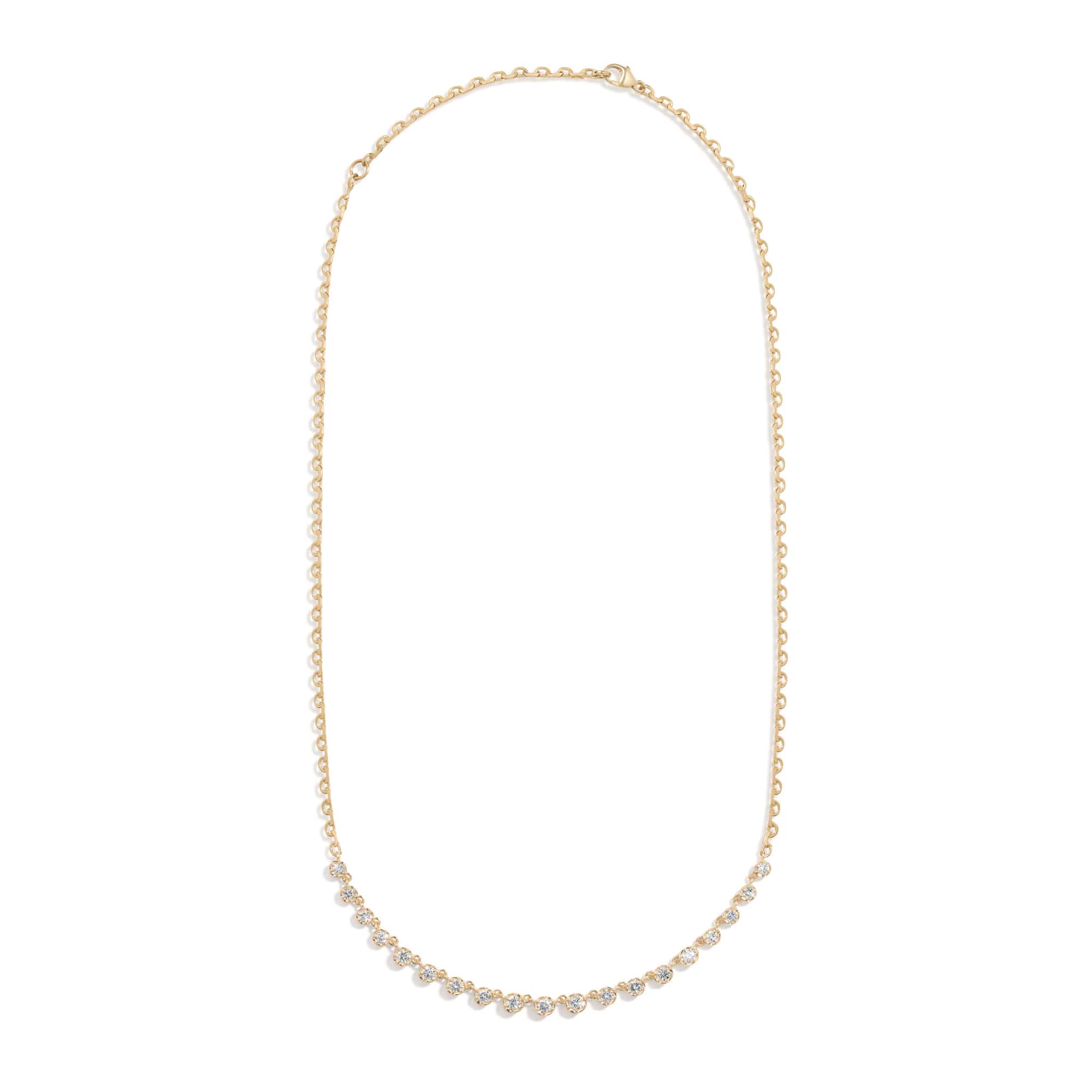 Mined + Found Necklaces string of lights necklace, 19 stone