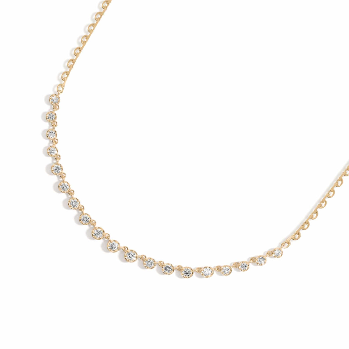 Mined + Found Necklaces string of lights necklace, 19 stone