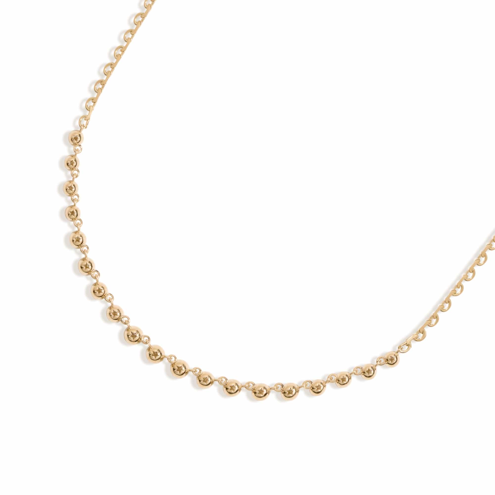 Mined + Found Necklaces string of lights necklace, 19 stone