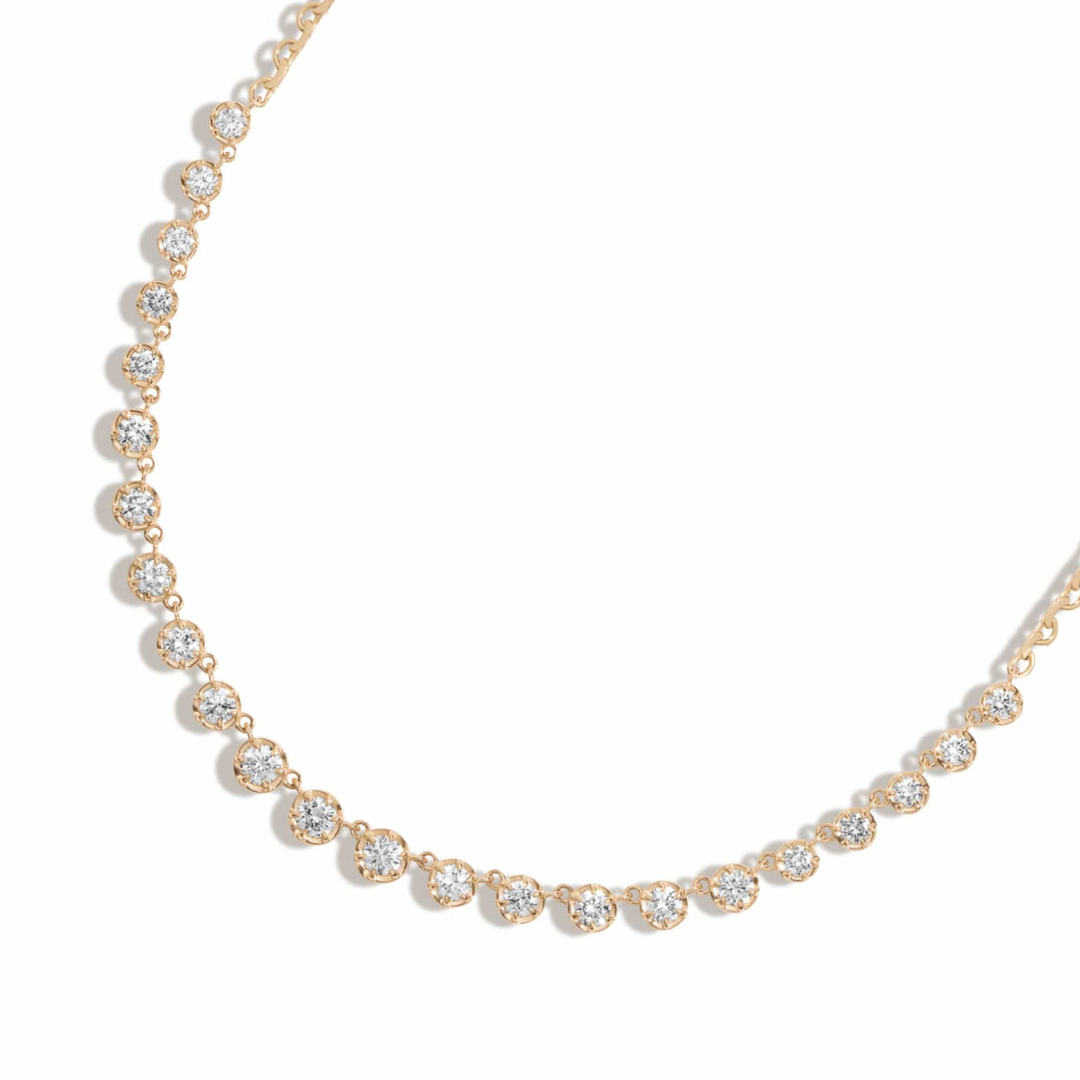 Mined + Found Necklaces string of lights necklace, 23 stone