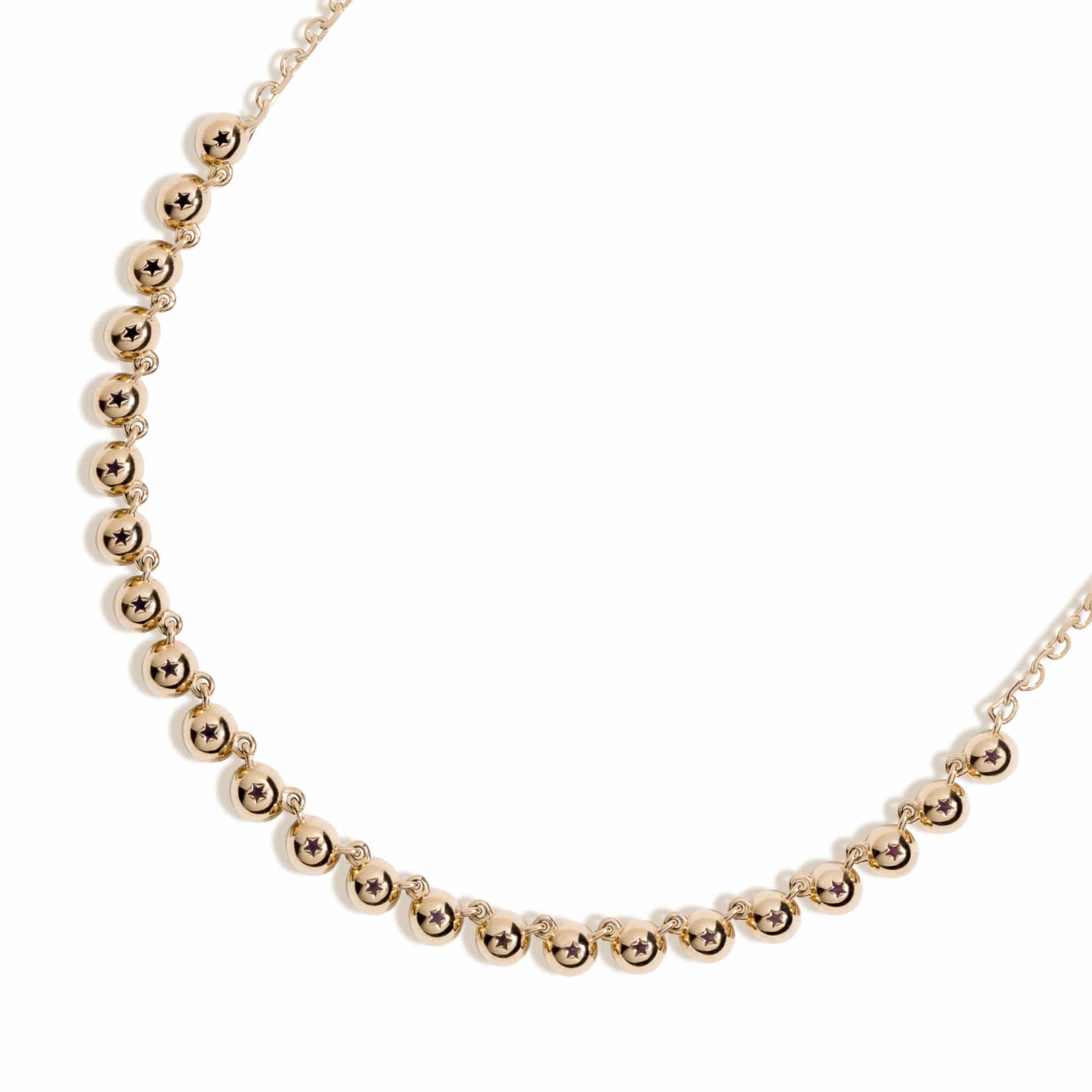 Mined + Found Necklaces string of lights necklace, ombré sapphire