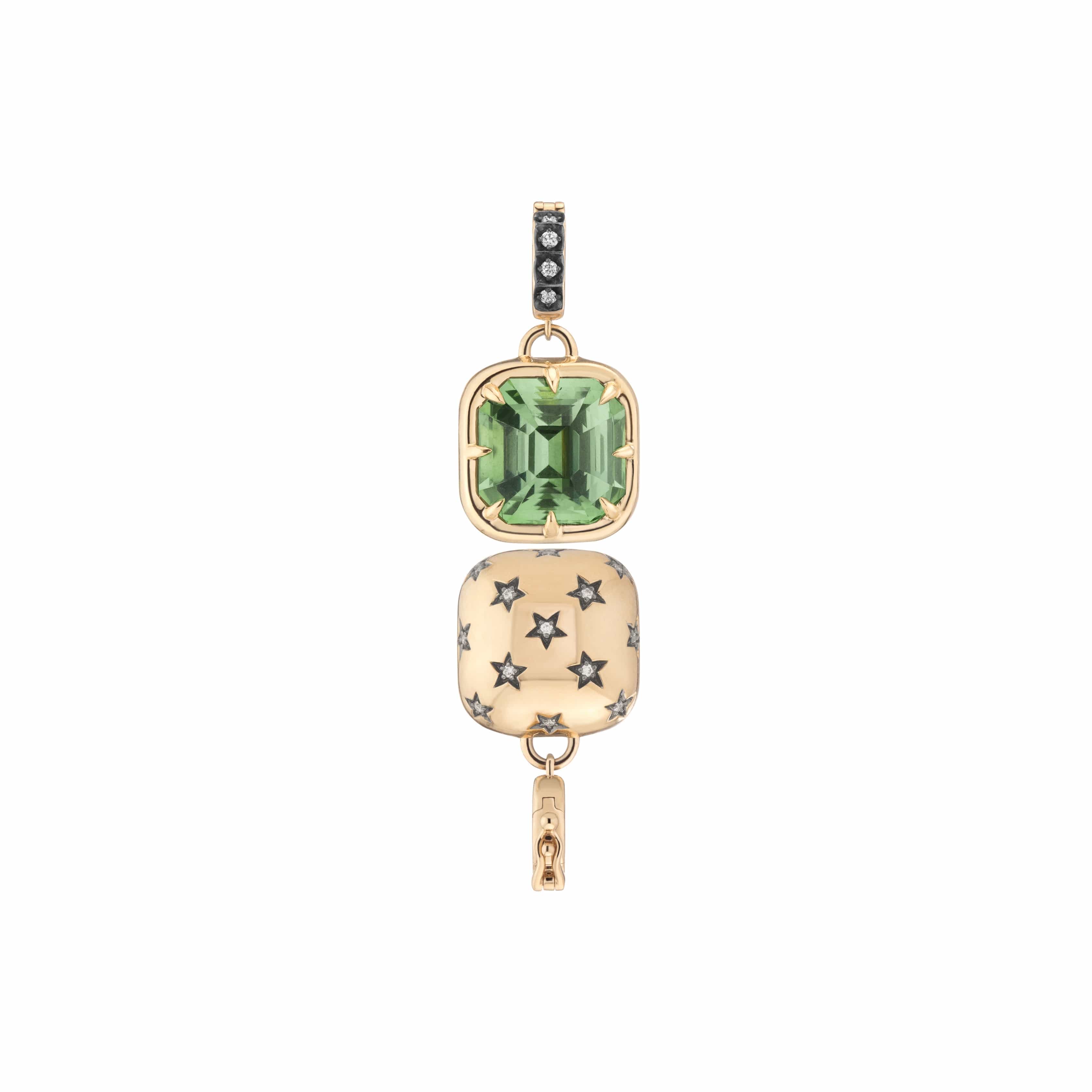 Mined + Found Pendants supernova pendant, green tourmaline