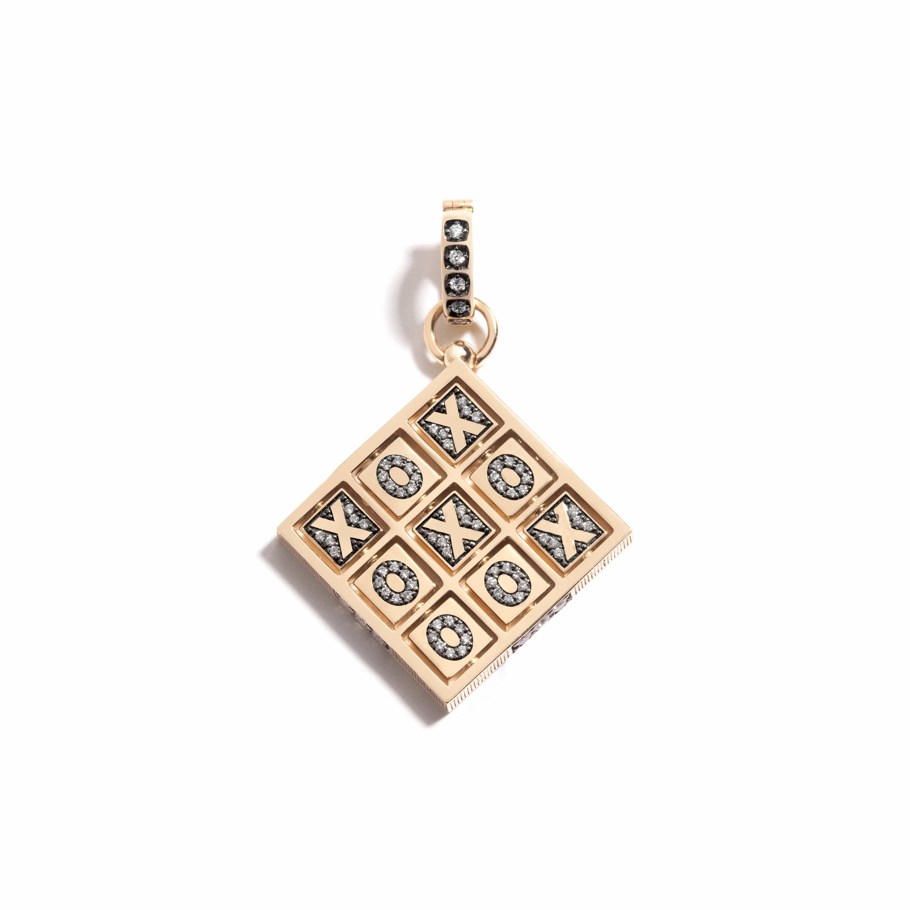 Mined + Found Pendants XOXO pendant, diamond