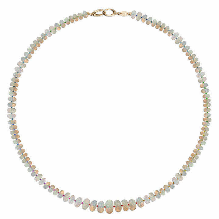 Mined & Found Necklaces opal grad necklace