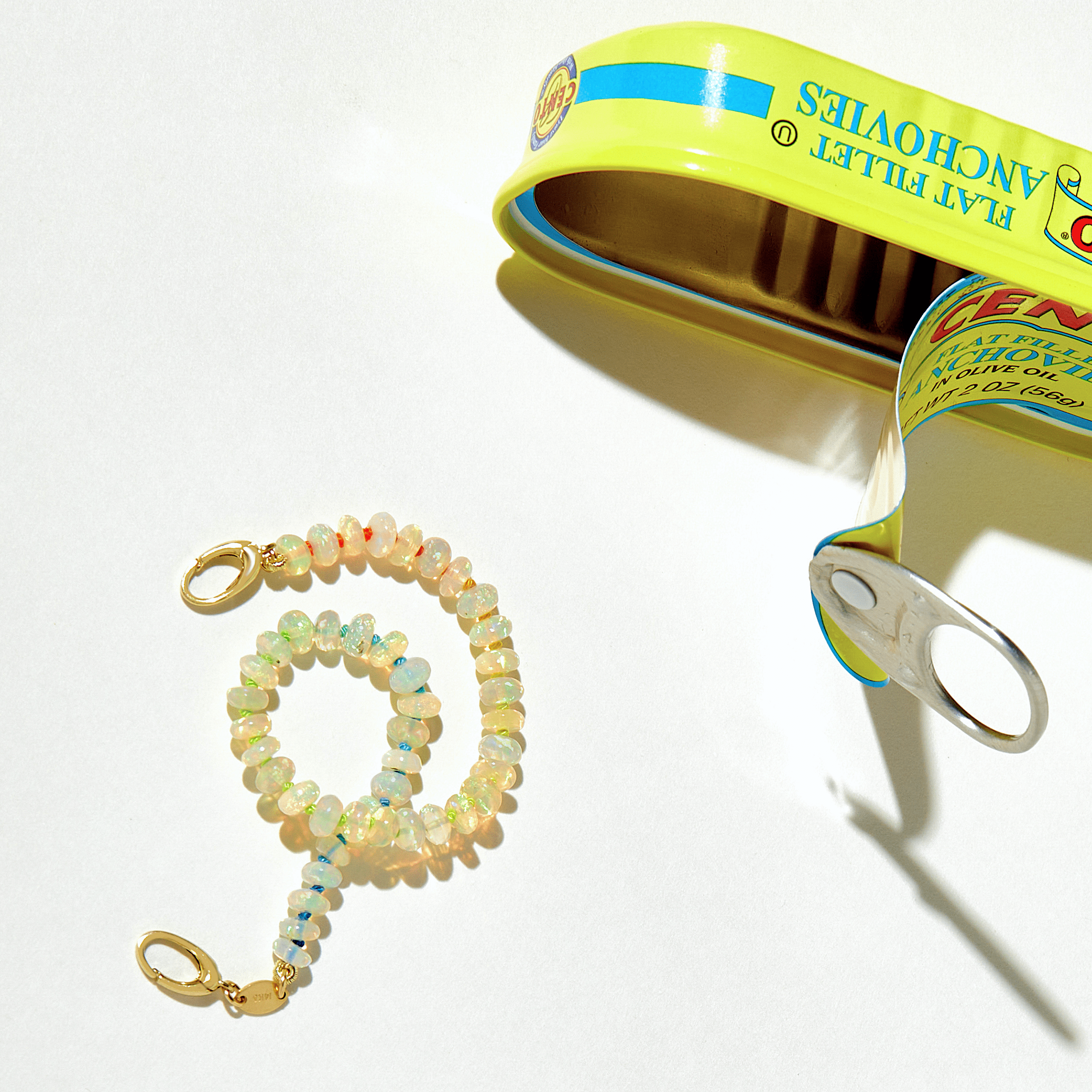 Mined & Found Bracelets opal line bracelet