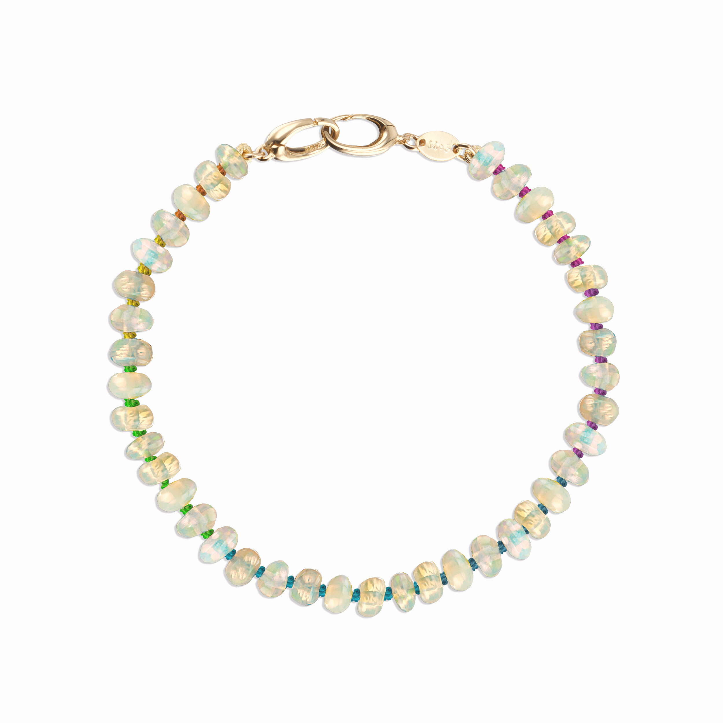 Mined & Found Bracelets opal line bracelet
