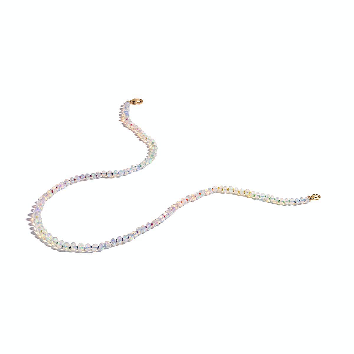 Mined & Found Necklaces opal line necklace