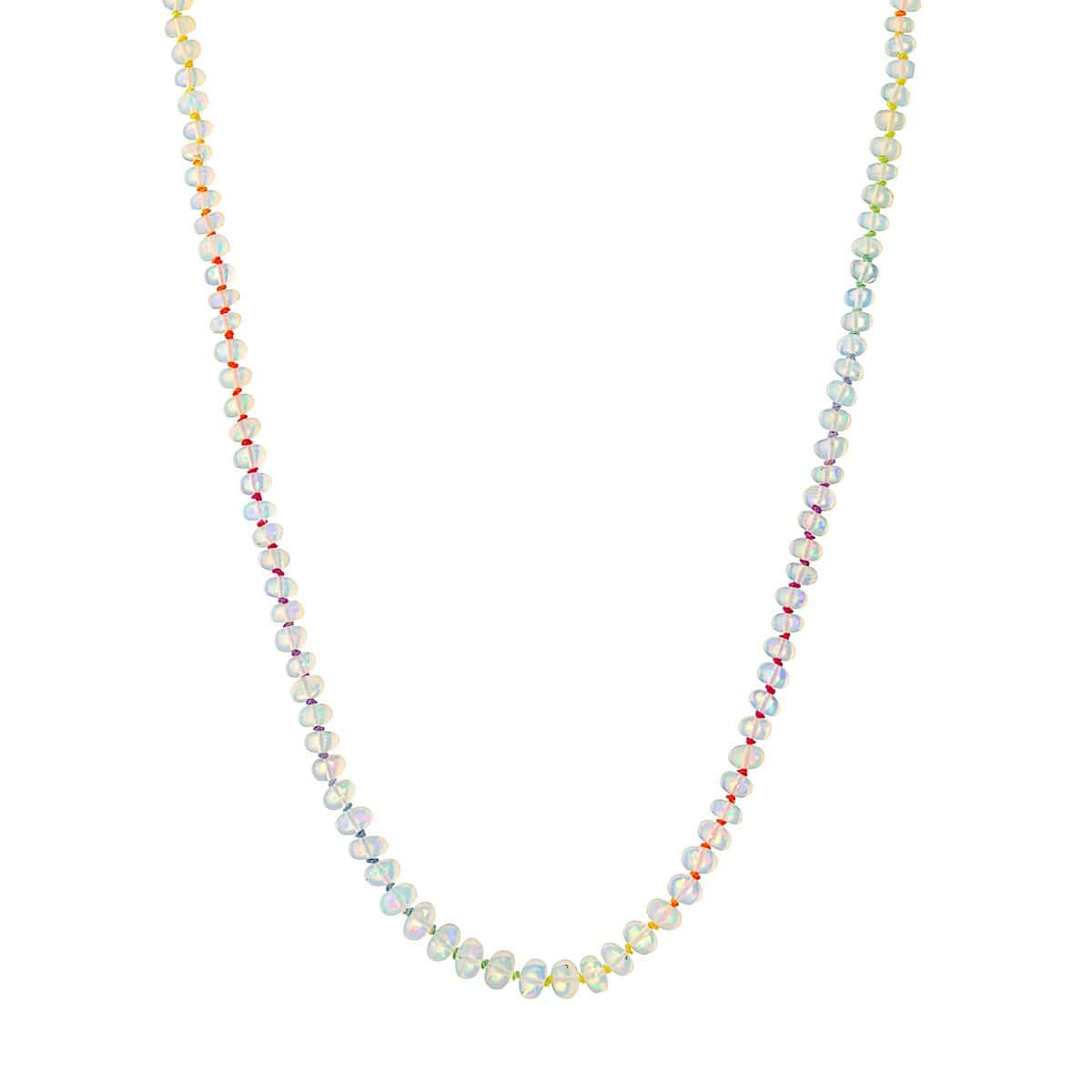 Mined & Found Necklaces opal line necklace