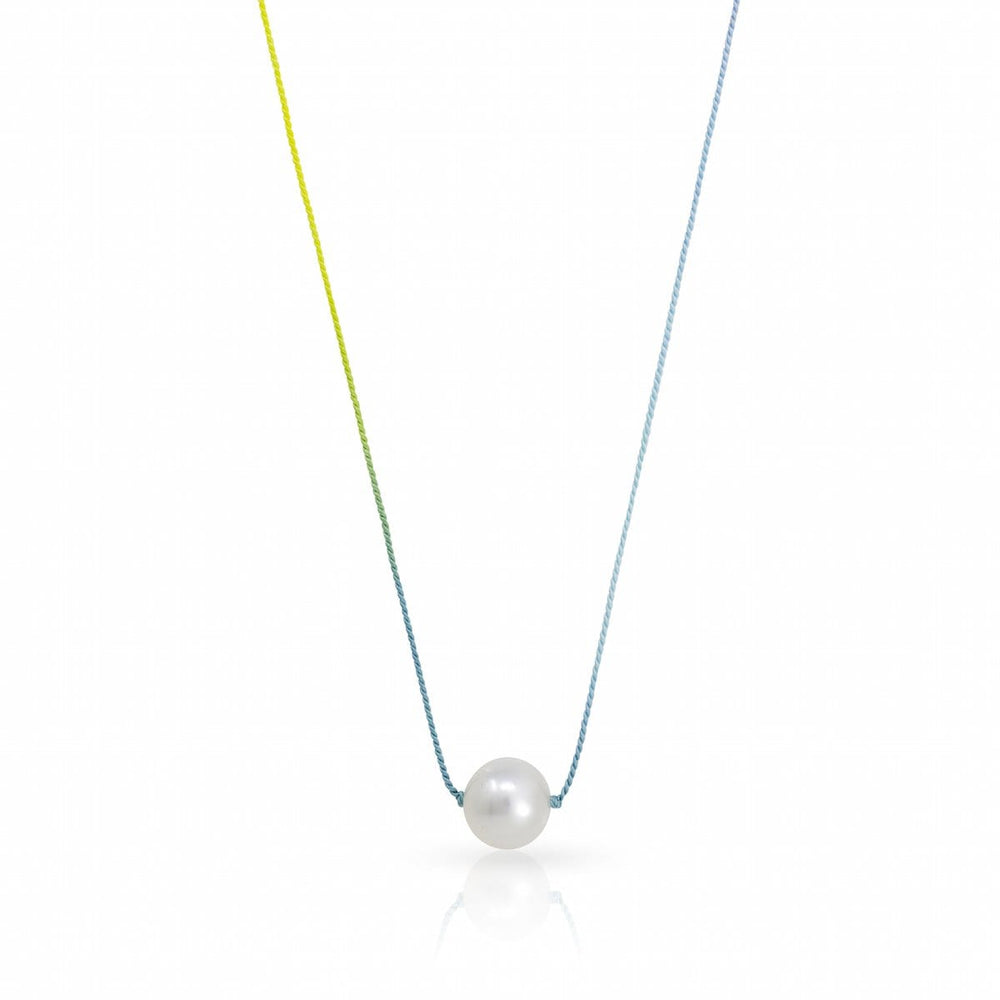 Mined & Found Pendants south sea pearl solitaire, cool rainbow silk®