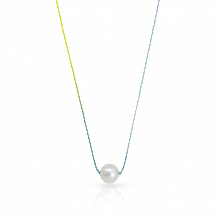 Mined & Found Pendants south sea pearl solitaire, cool rainbow silk®