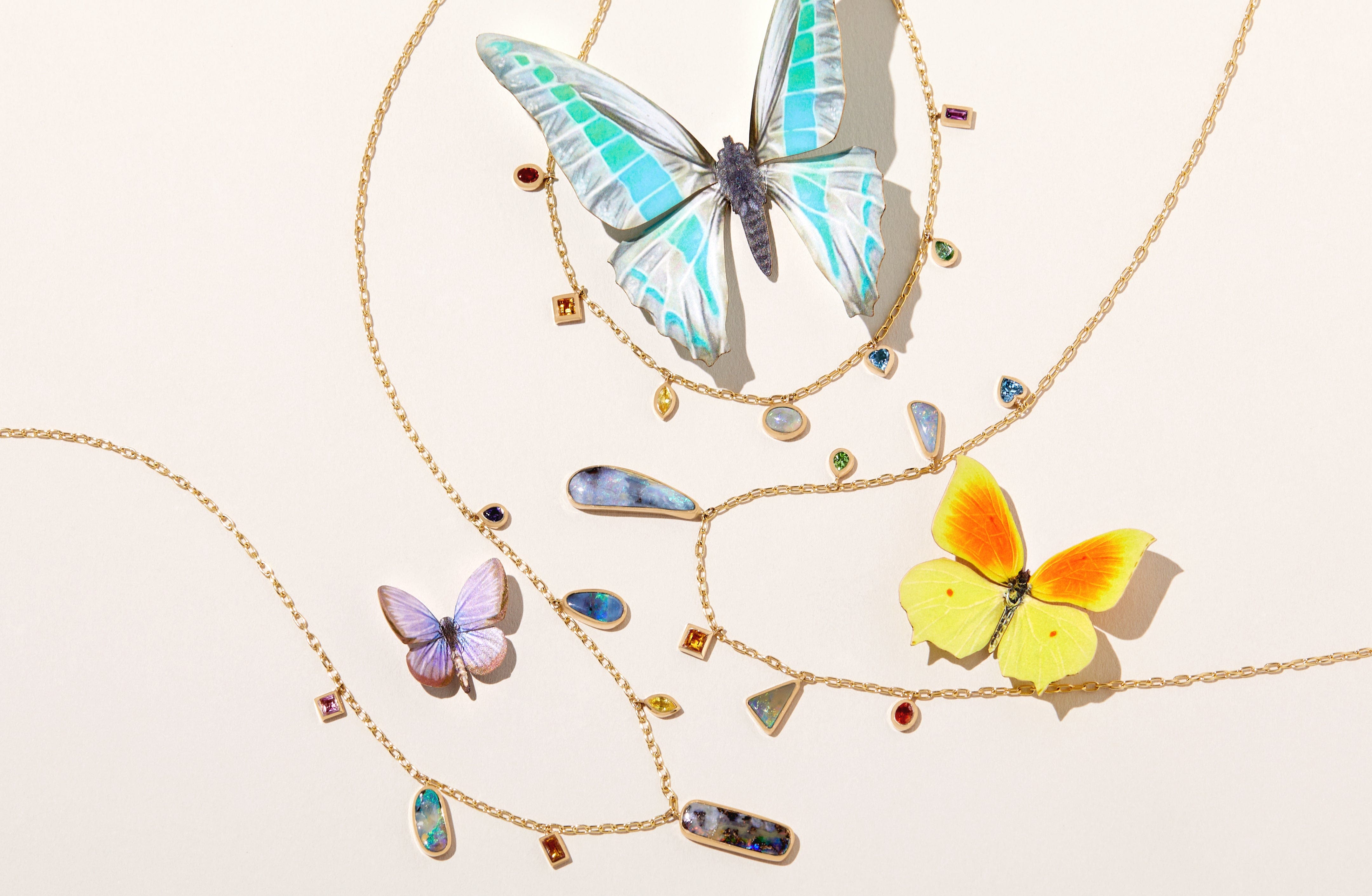 Mined + Found Necklaces sunset archipelago chain necklace