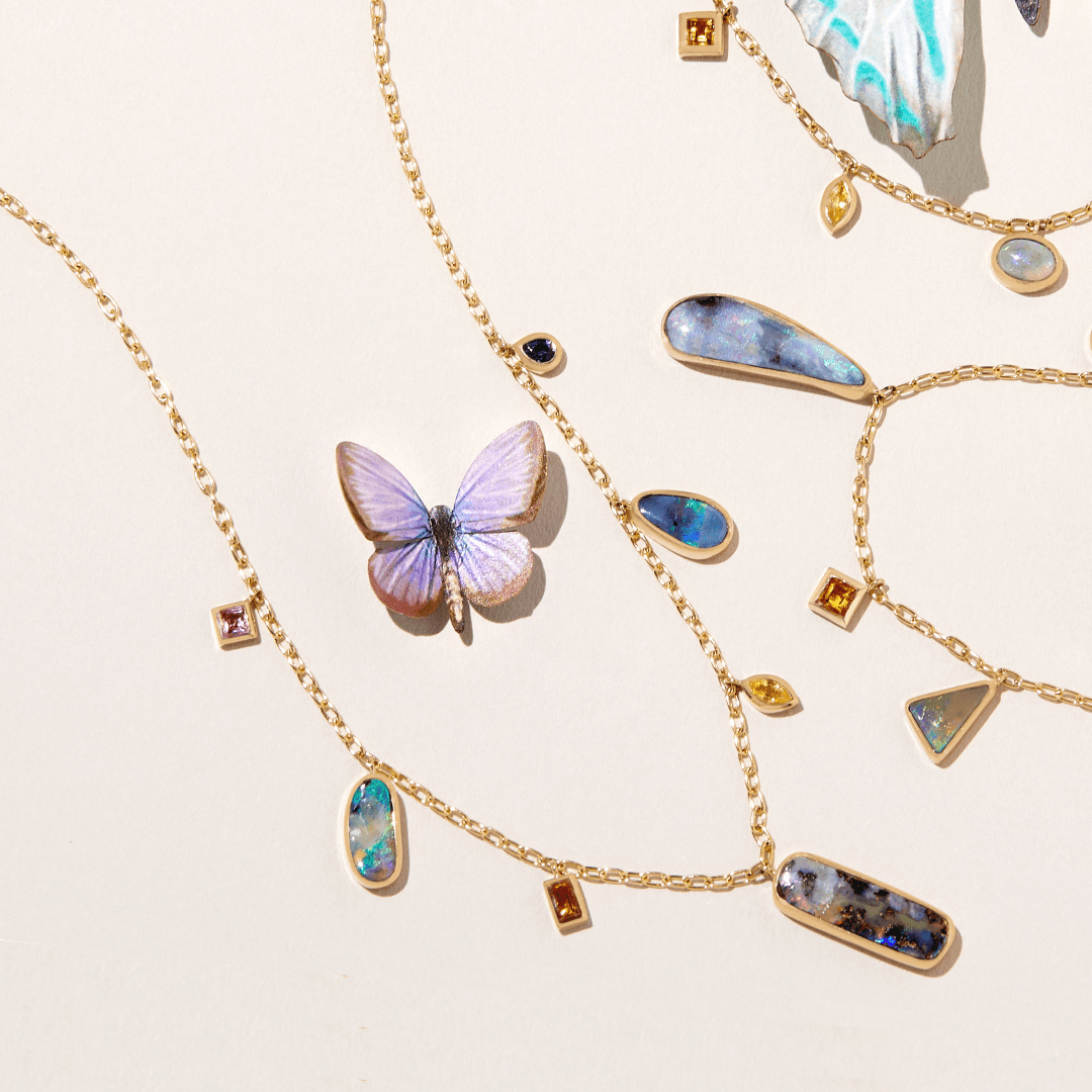 Mined + Found Necklaces sunset archipelago chain necklace