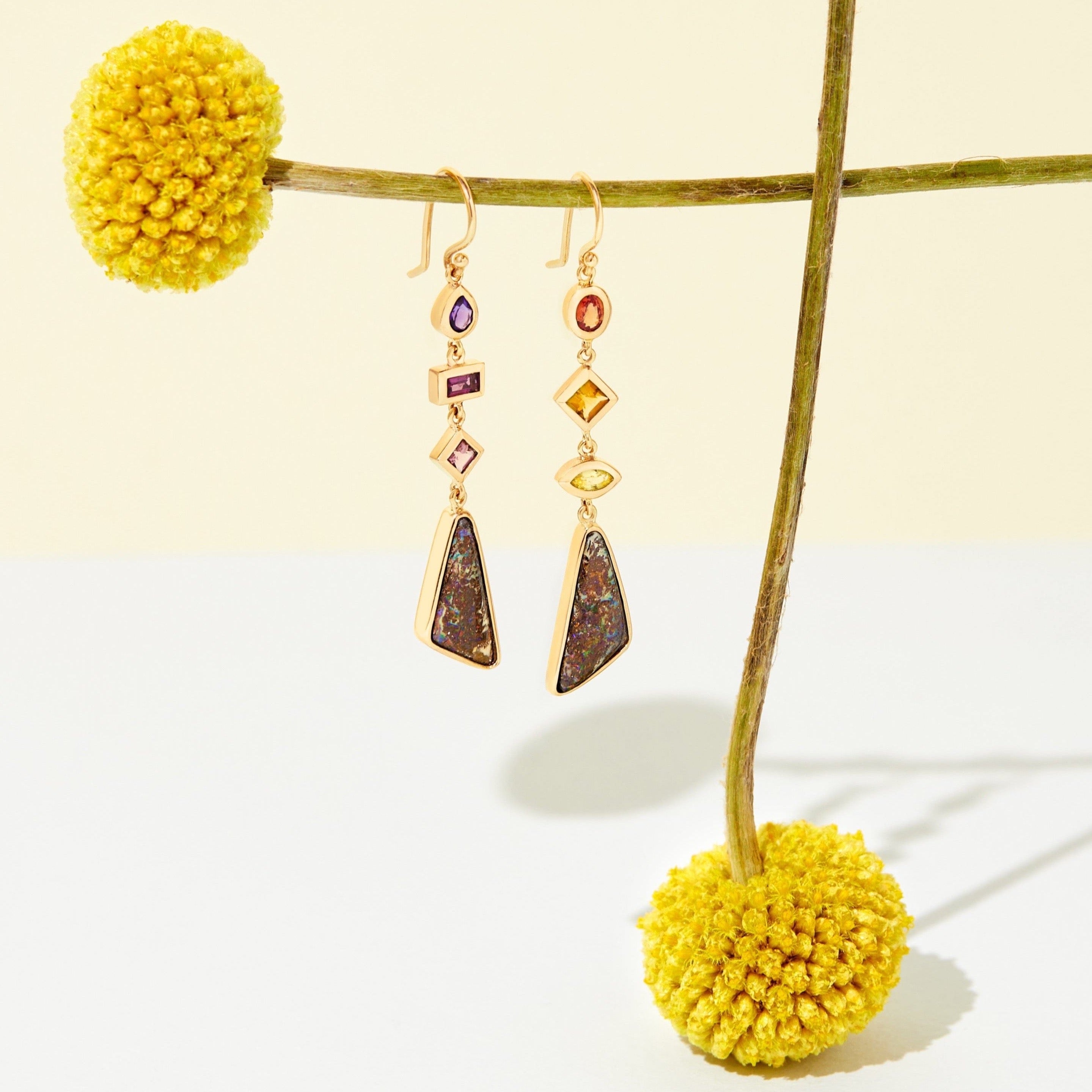 Mined + Found Earrings sunset reef earrings