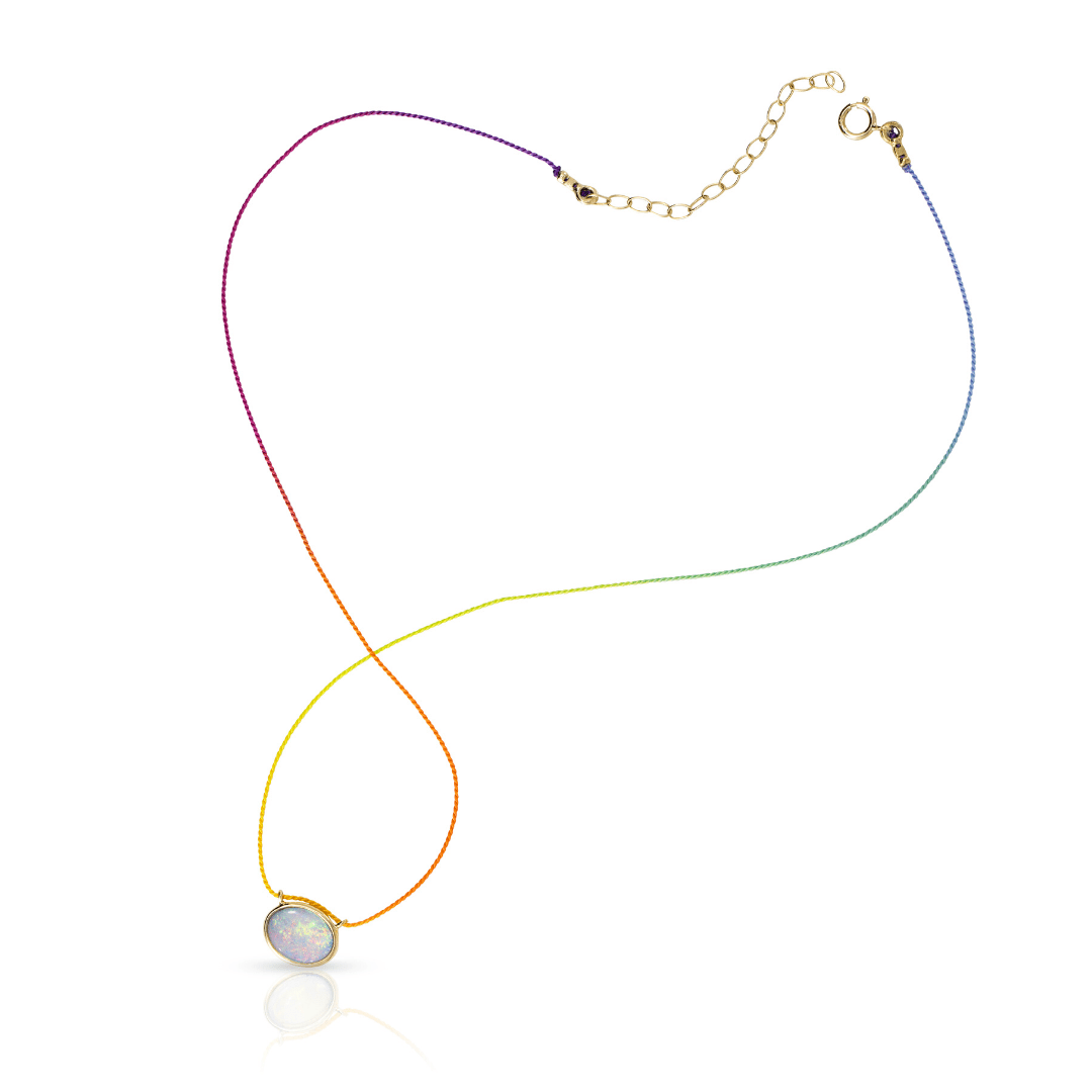 Mined + Found Pendants umoona rainbow silk® pendant